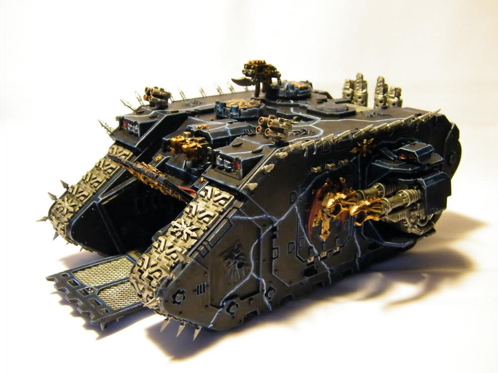Chaos, Chaos Space Marines, Land Raider, Night Lords, Space Marines