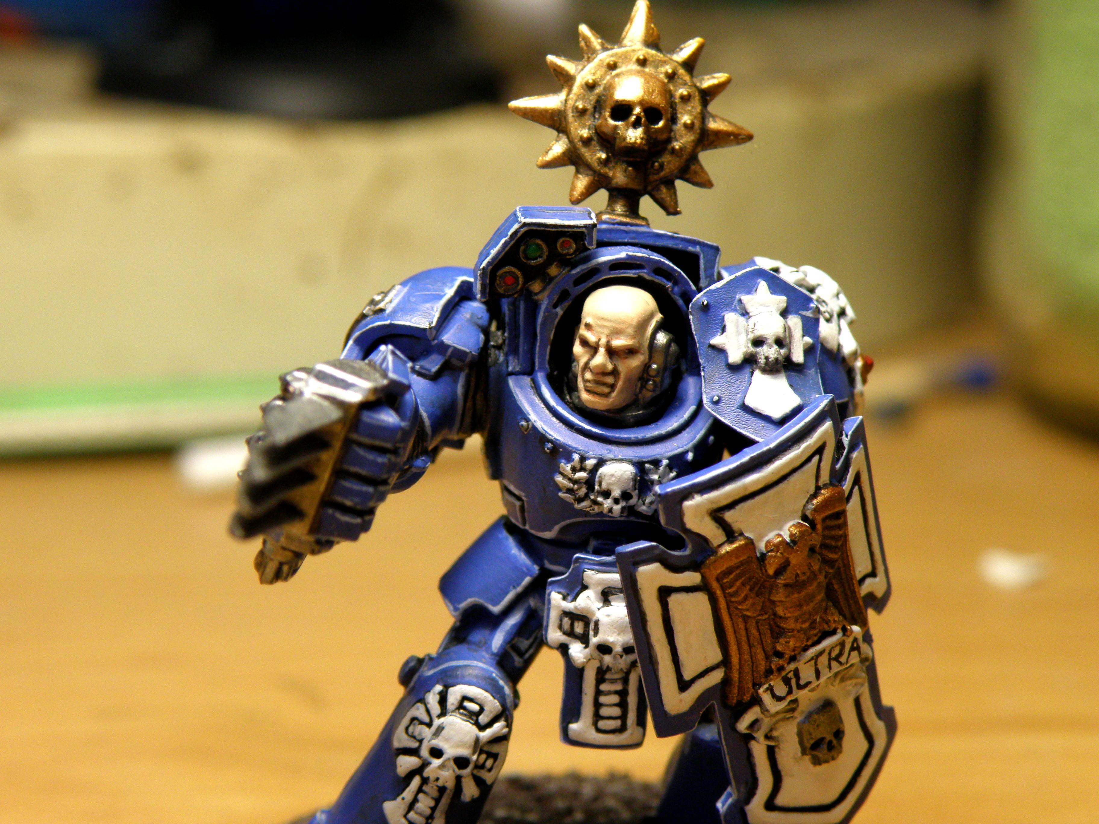 Blue, Cool, Face, Faces, Highlights, Lightning Claw, Storm Shield, Terminator Armor, Ultramarines