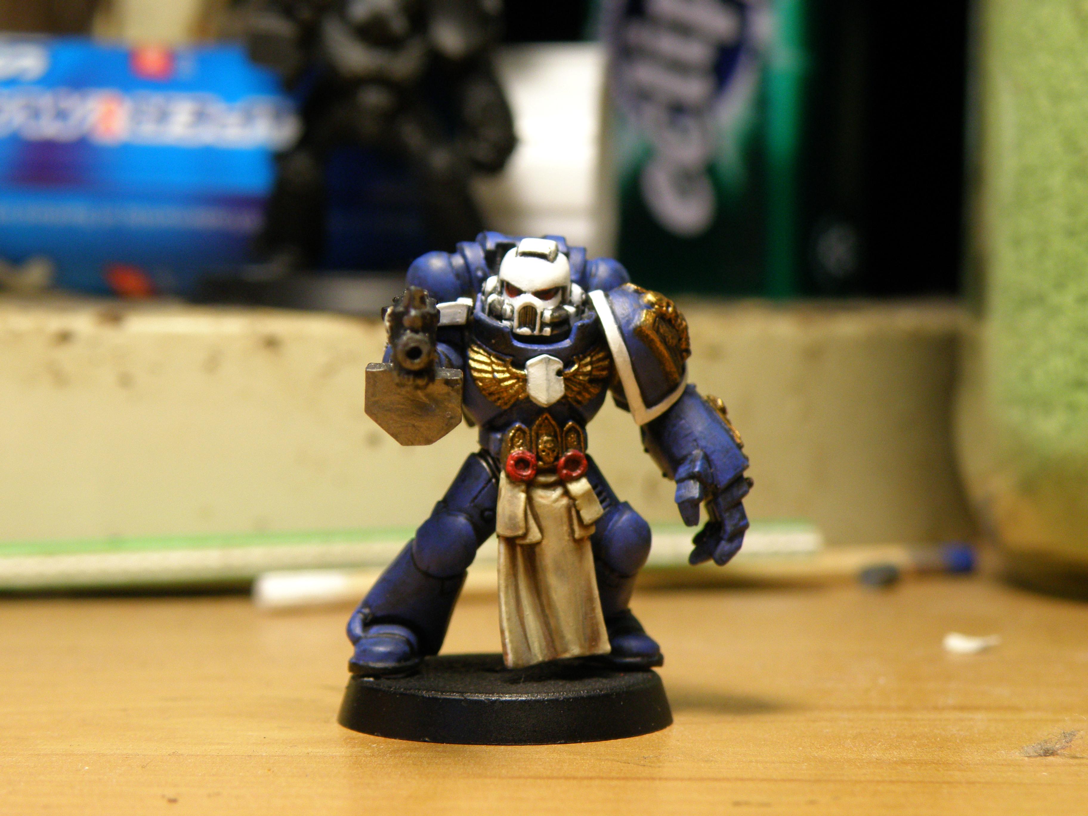 1st, 1st Company, Blue, Conversion, Cool, Fist, Power, Power Fist, Space Marines, Sternguard, Tabard, Ultramarines, White