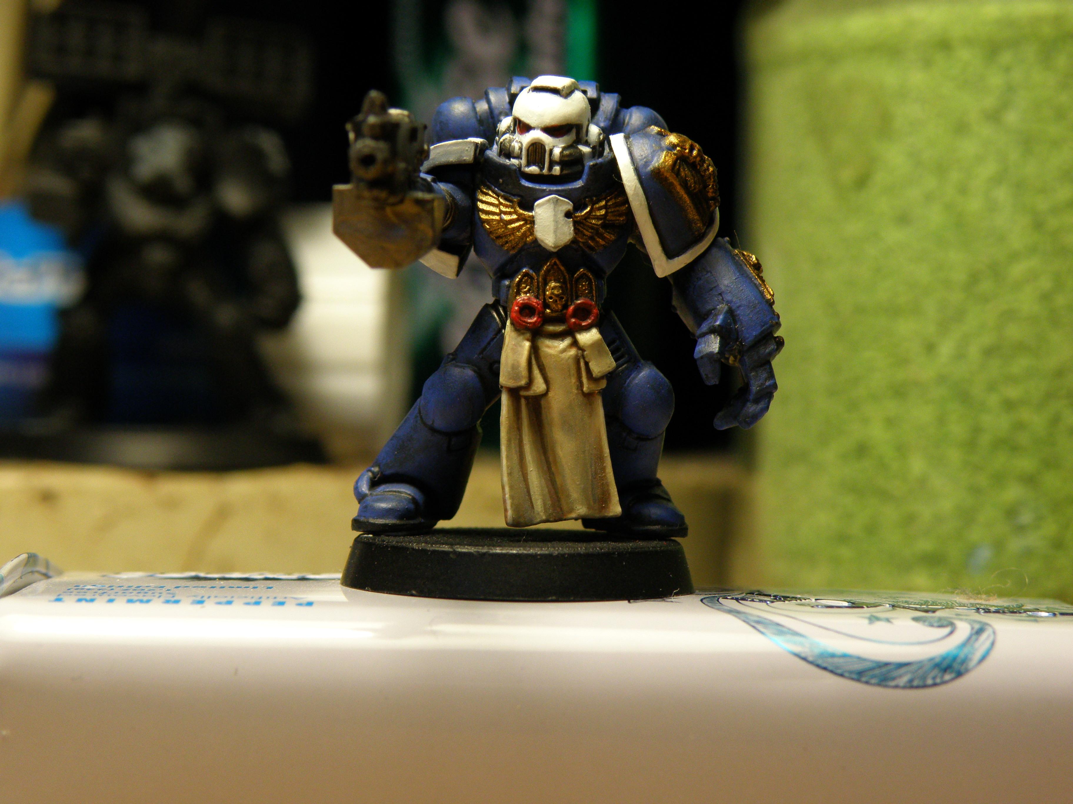 1st, 1st Company, Blue, Conversion, Cool, Fist, Power, Power Fist, Space Marines, Sternguard, Tabard, Ultramarines, White
