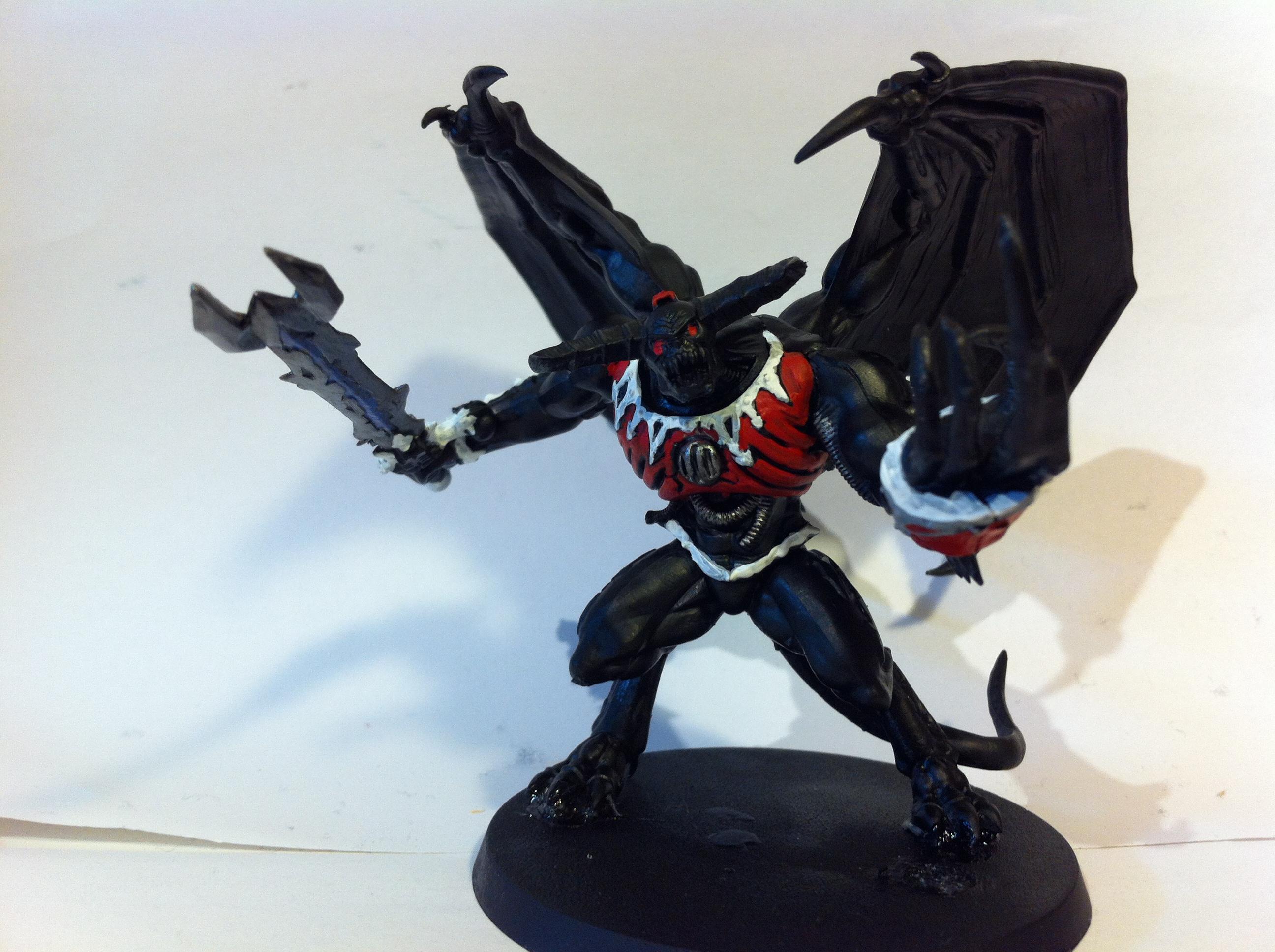 Chaos, Here is a pic of my deamon prince that im working on he has the pre-heresy TS colours