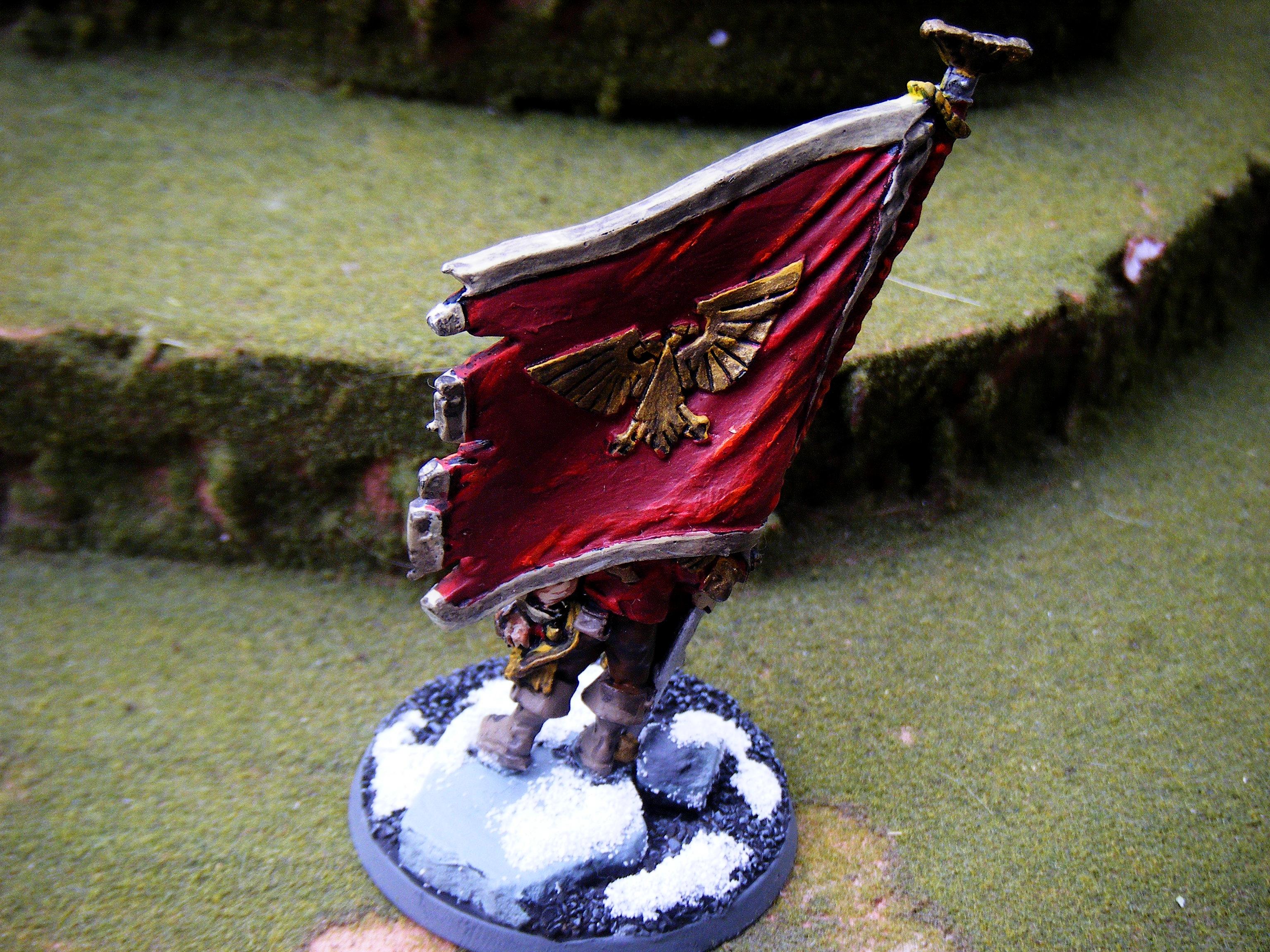 Imperial Guard, banner bearer back
