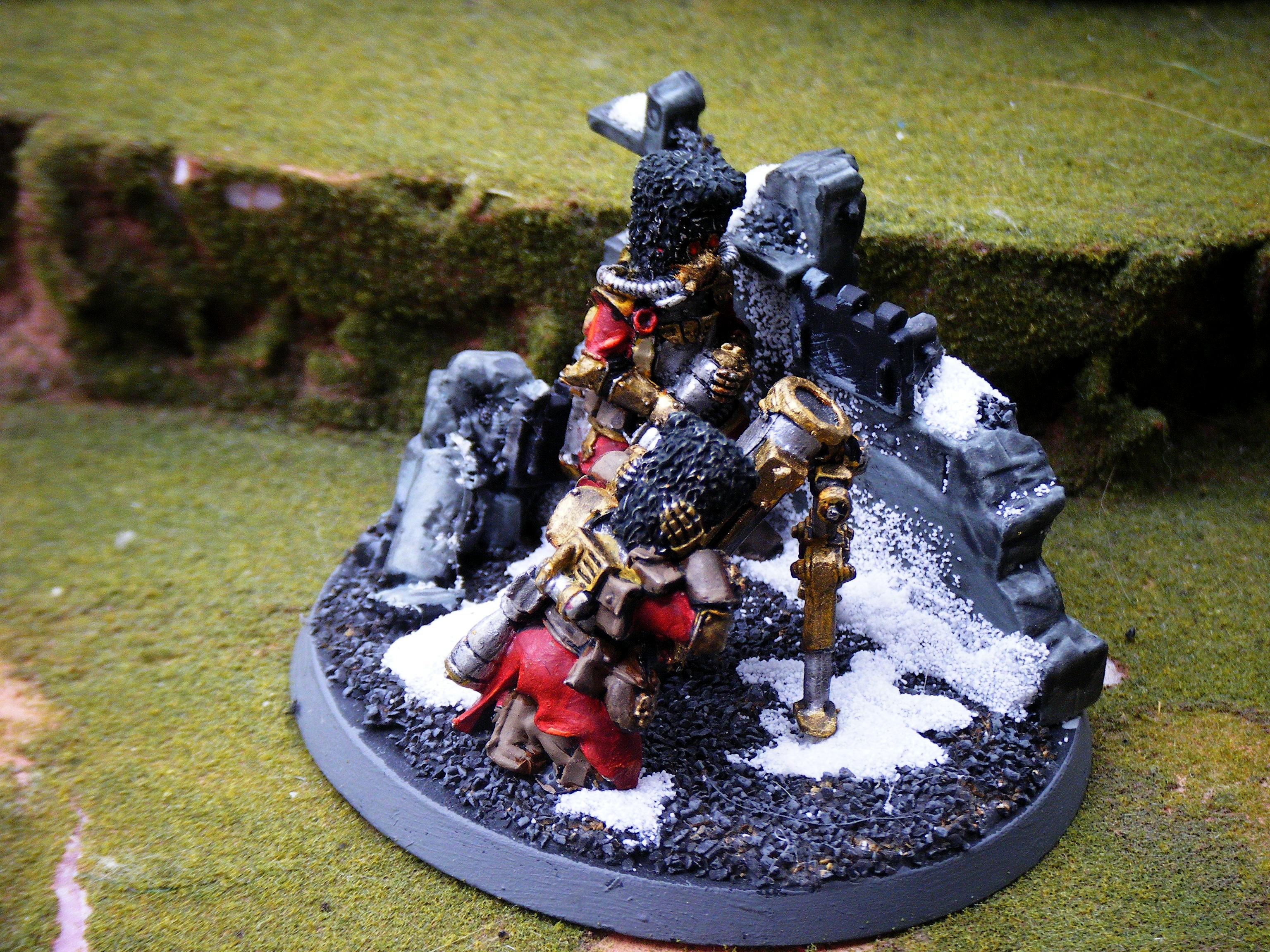Imperial Guard, mortar team side
