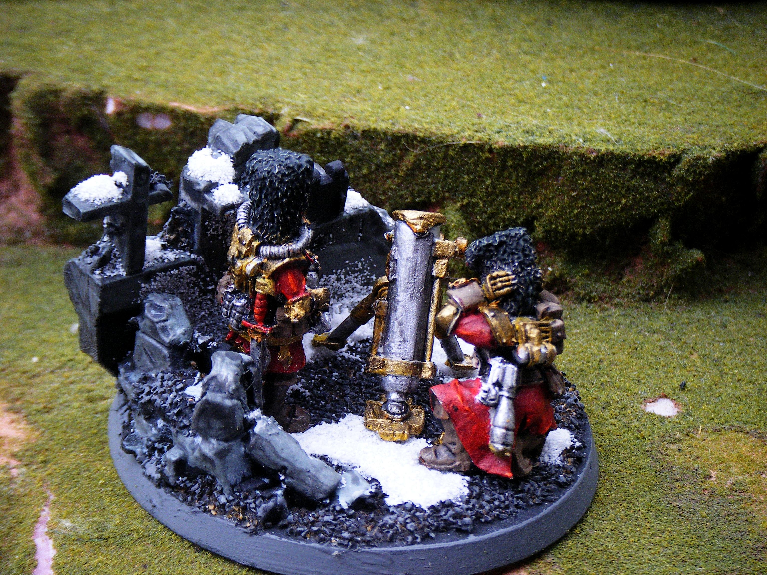 Imperial Guard, mortar team back