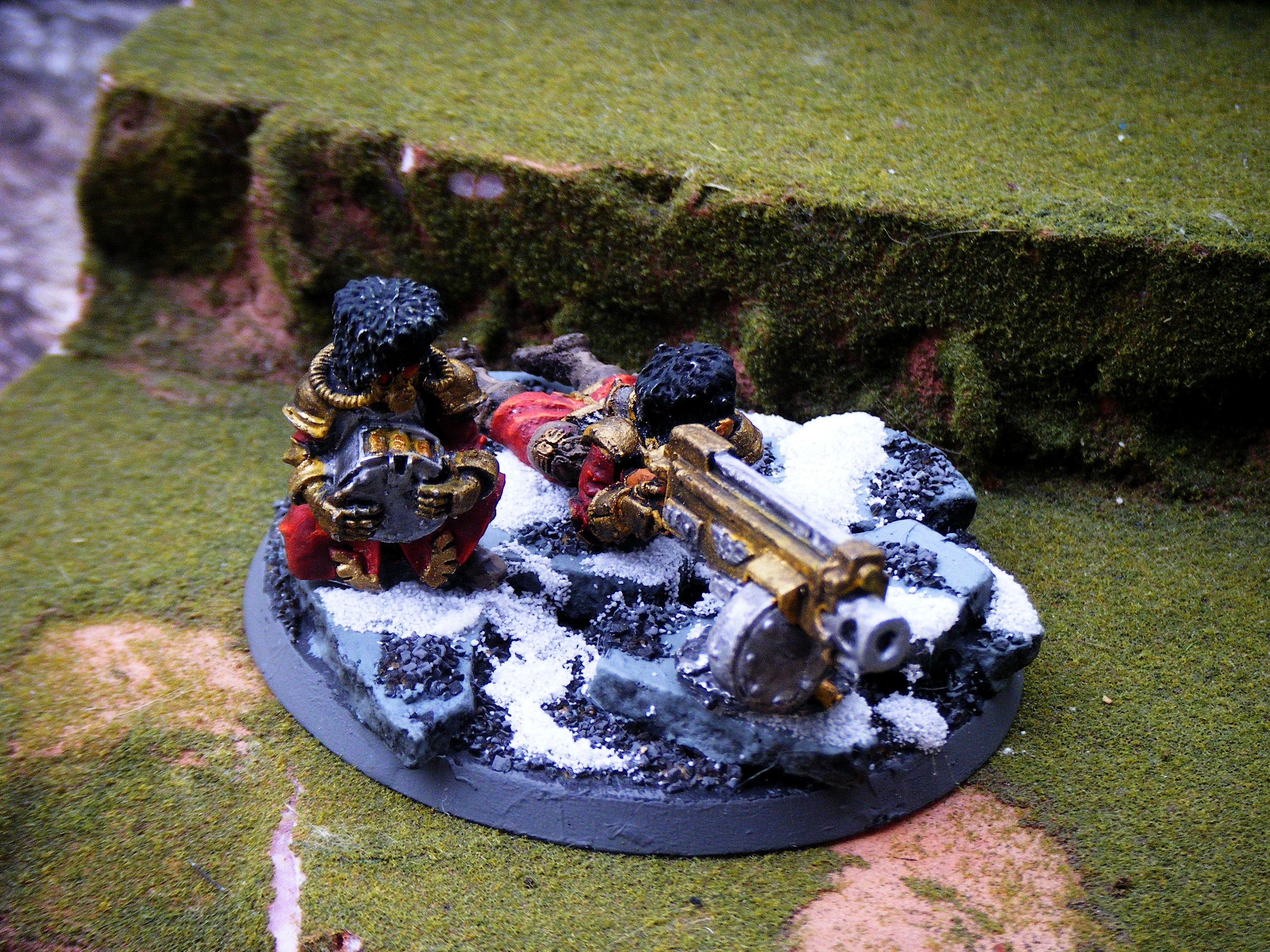 Imperial Guard, heavy bolter team 1