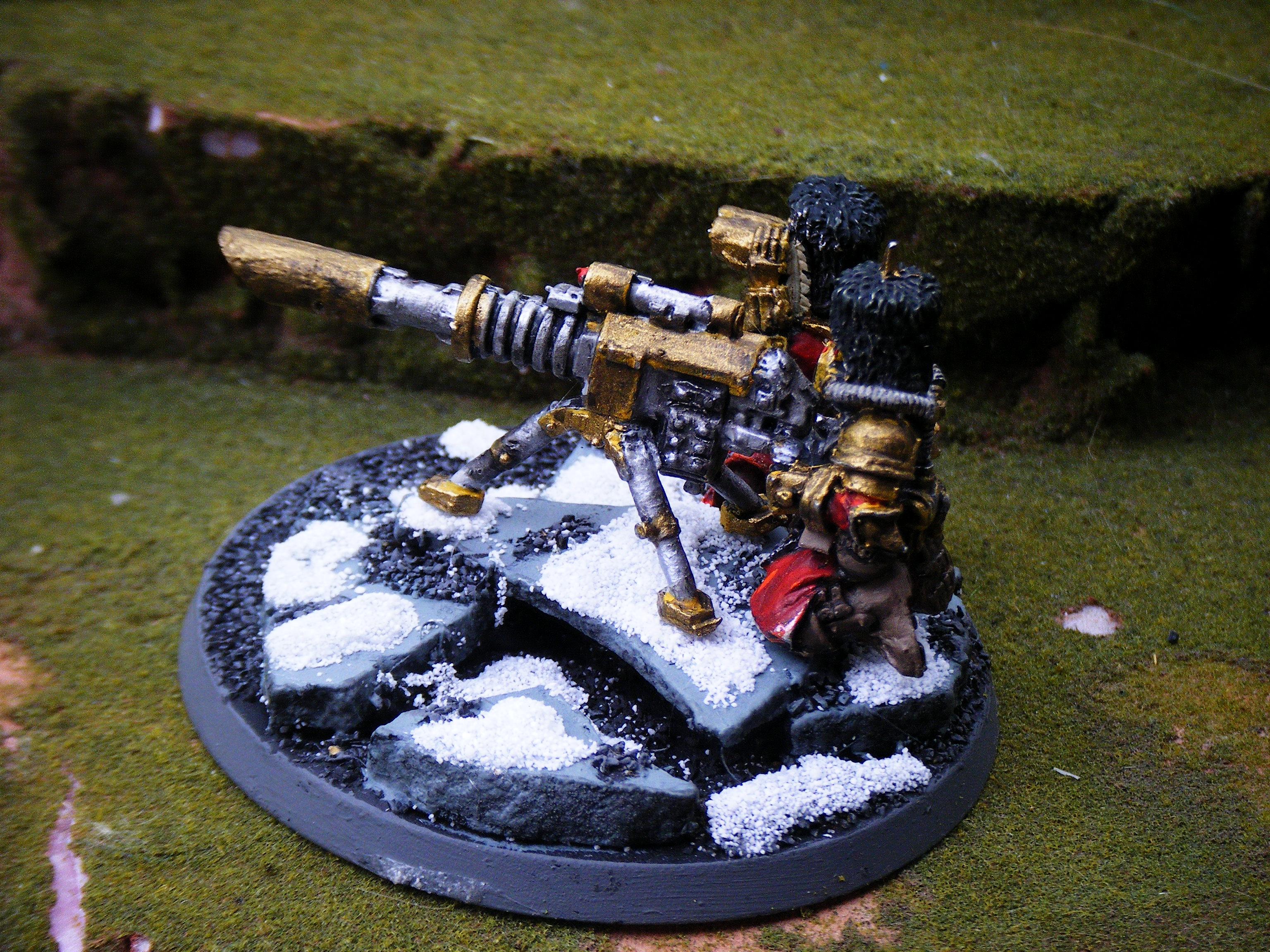 Imperial Guard, lascannon team back