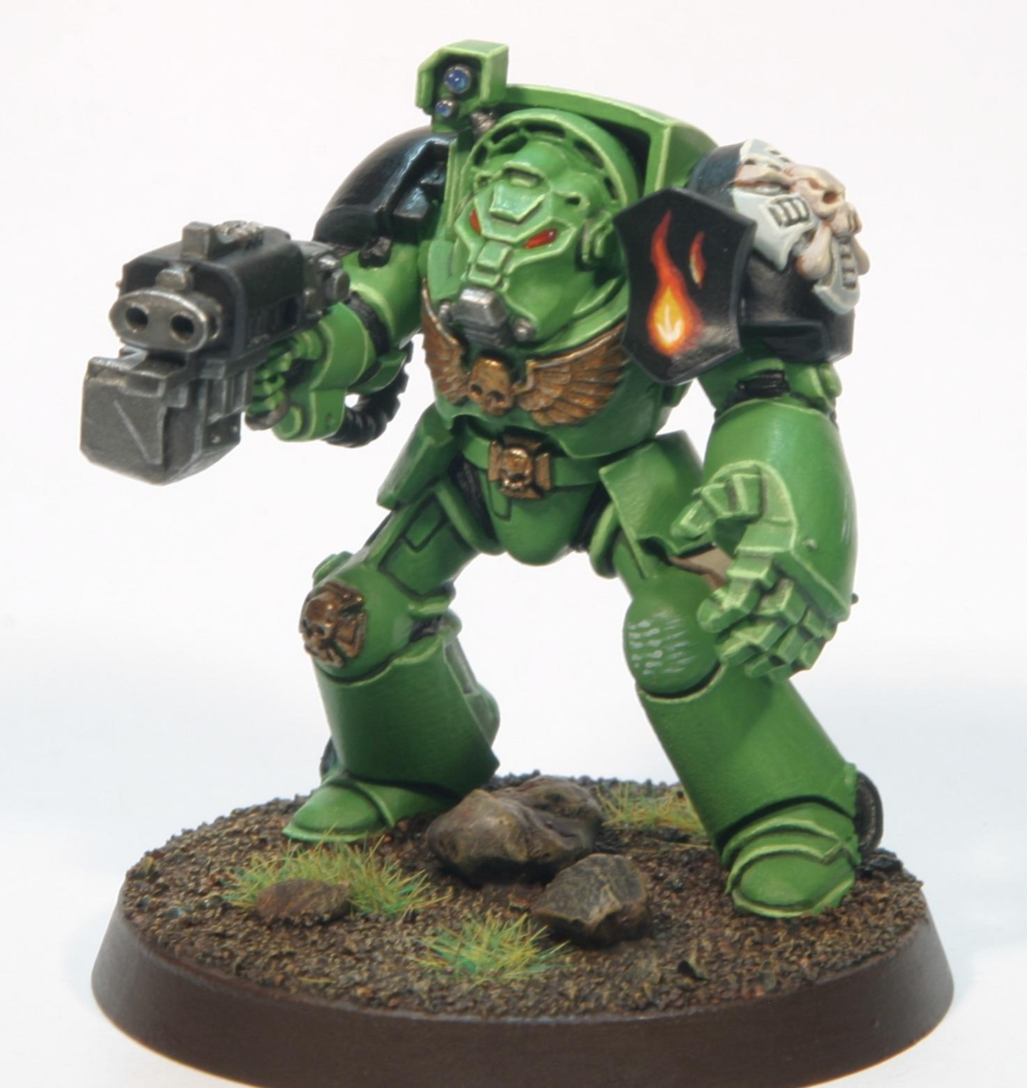 Crux Terminatus, Power Fist, Salamanders, Terminator Armor