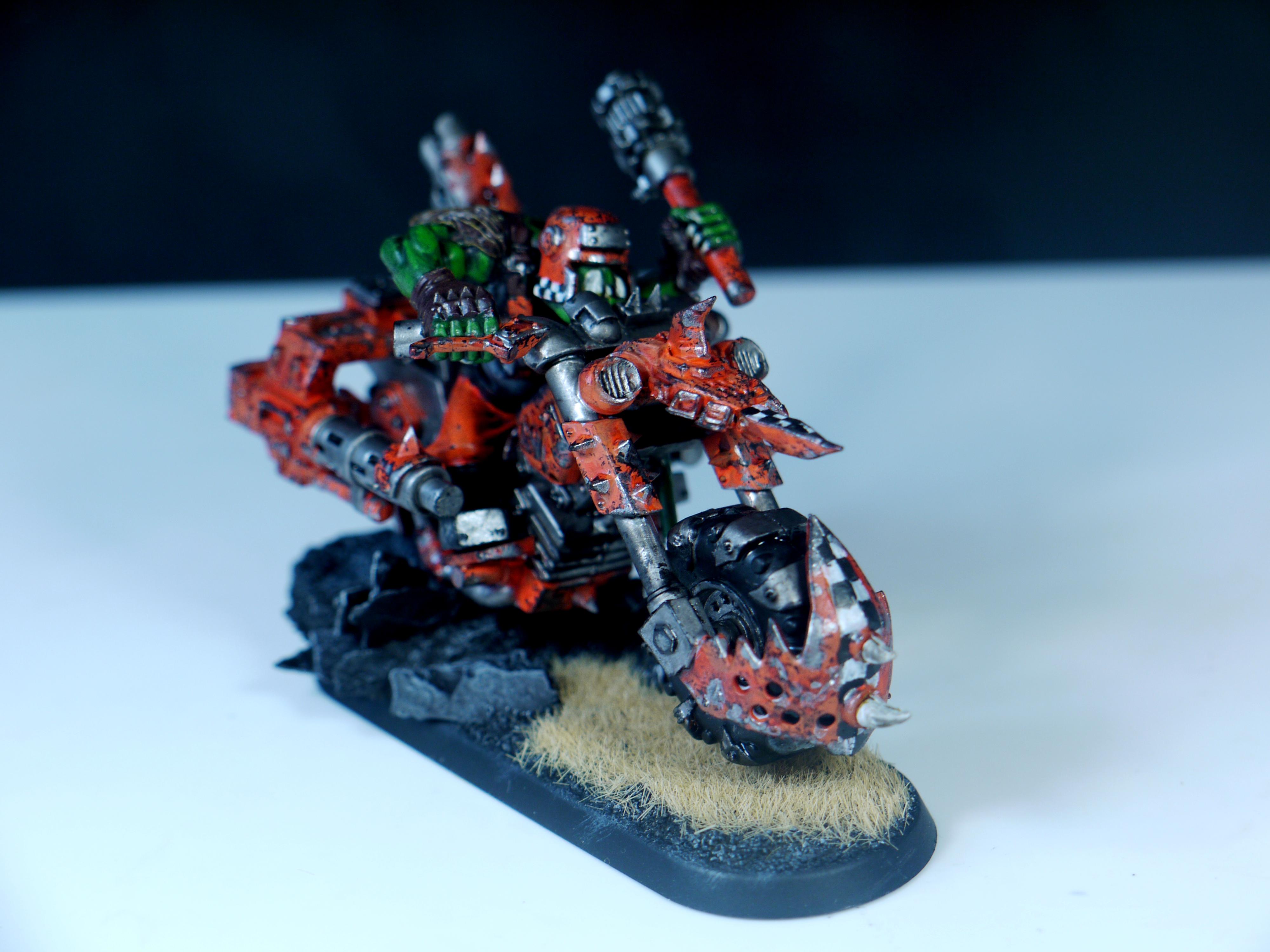 Bike, Fast, Orange, Orks, Speed