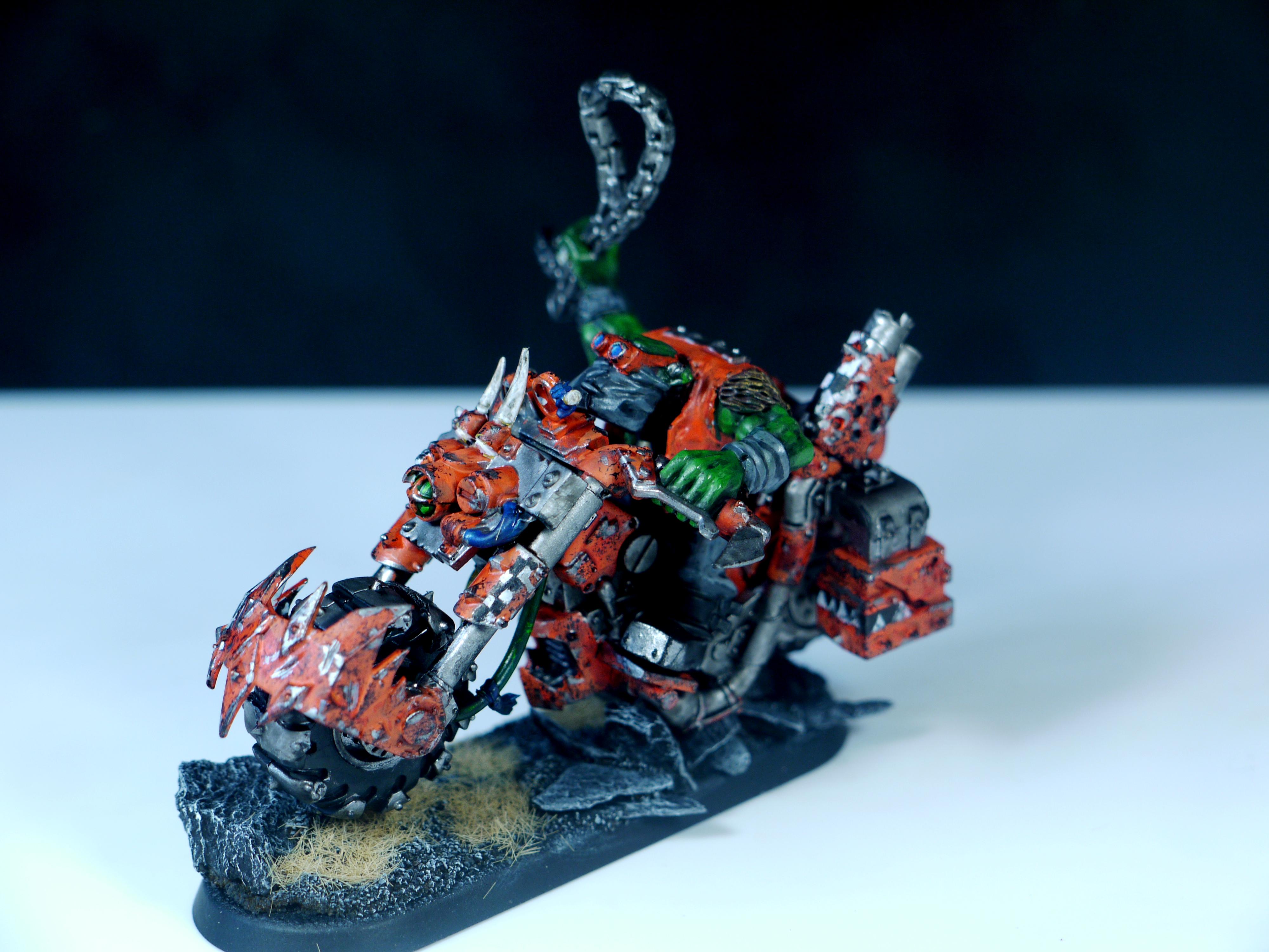 Bike, Fast, Orange, Orks, Speed