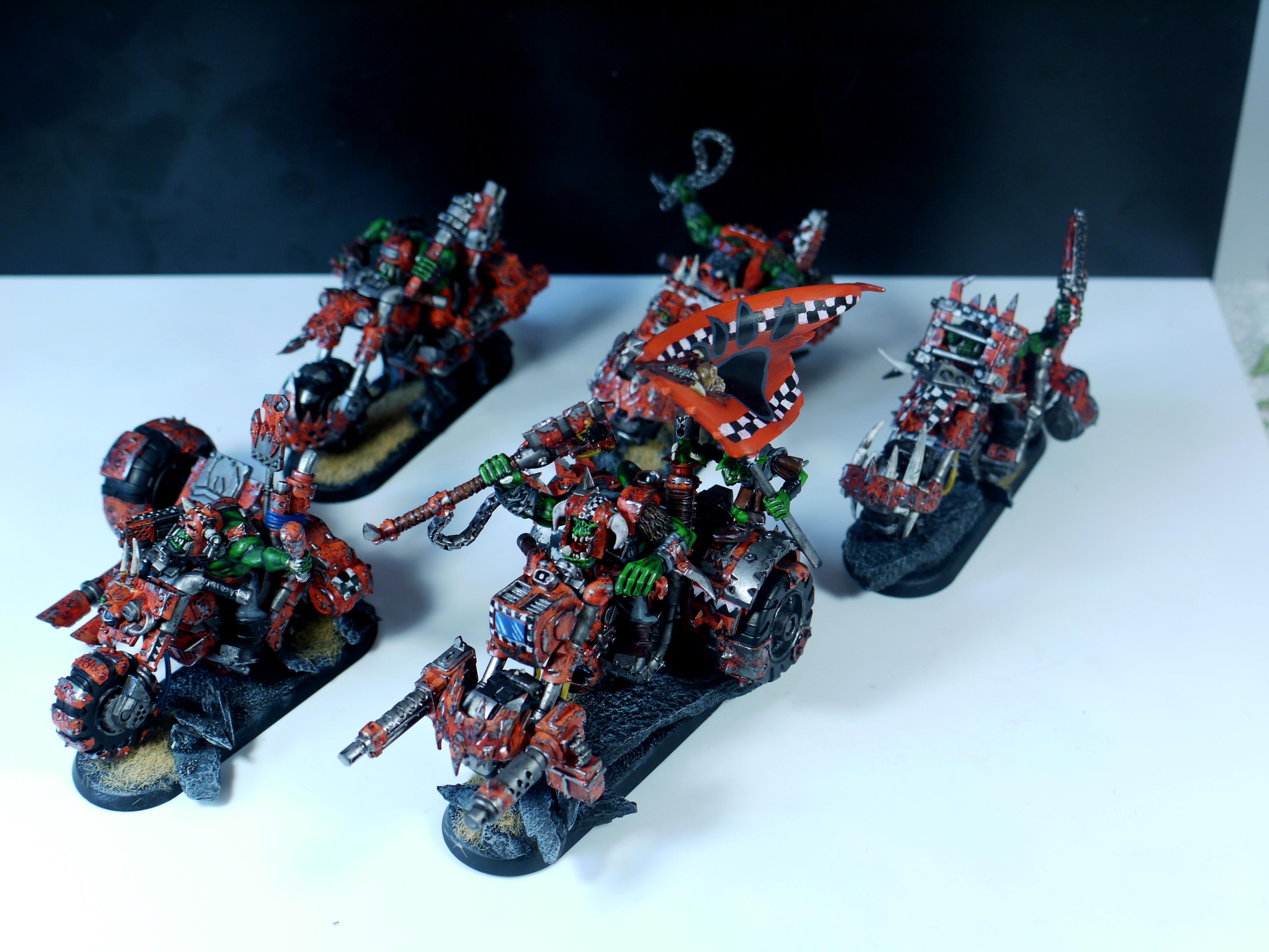Bike, Fast, Orange, Orks, Speed