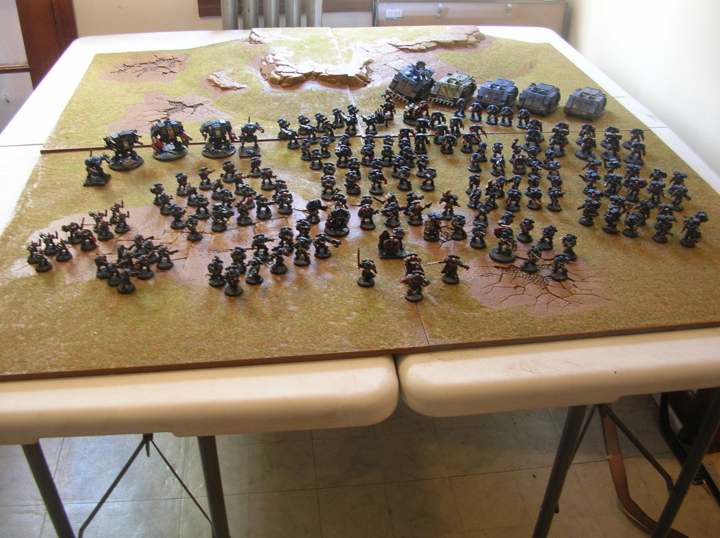 Crimson Fists, Space Marines, Whole Army