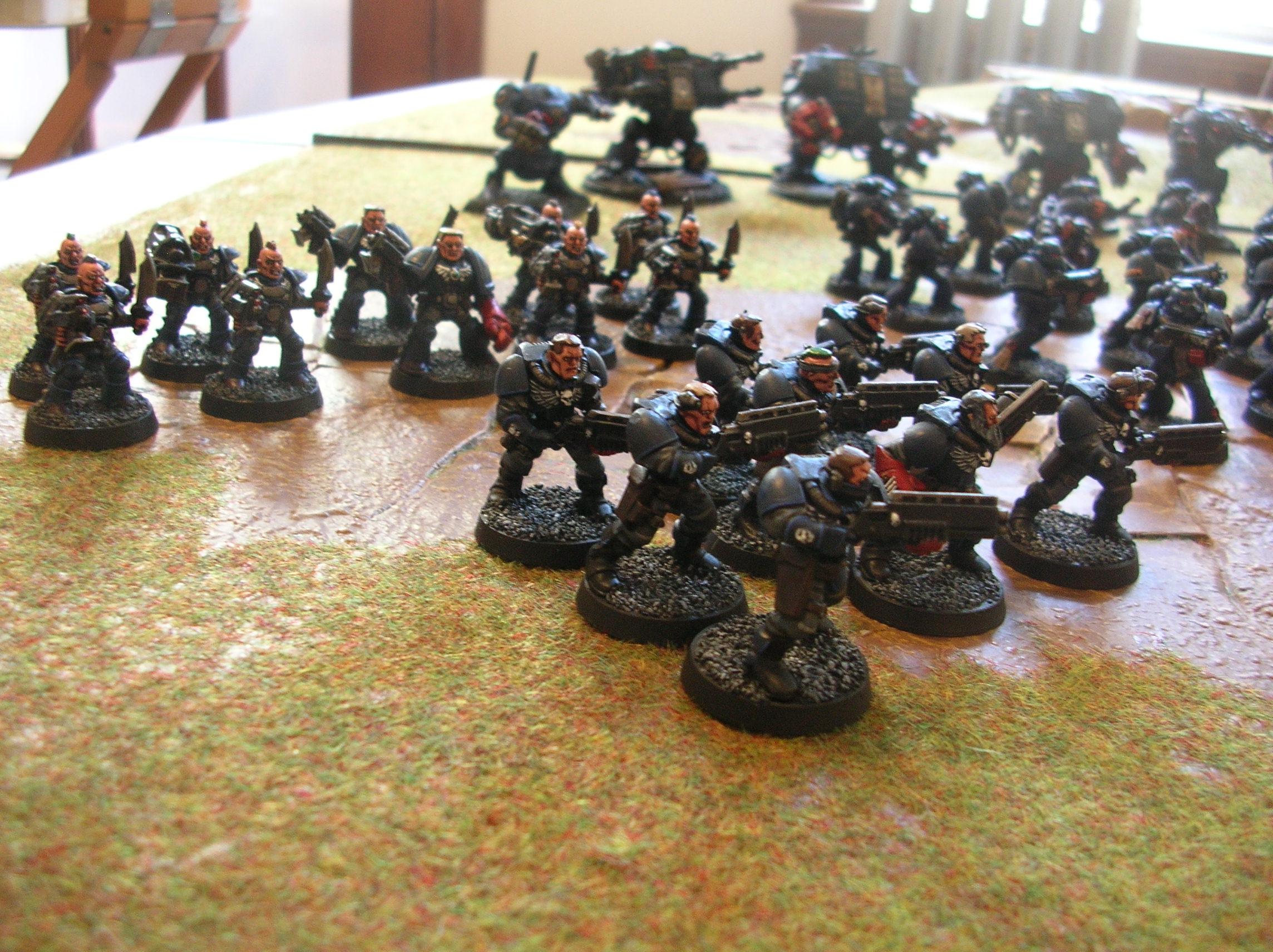 Crimson Fists, Space Marines, Whole Army