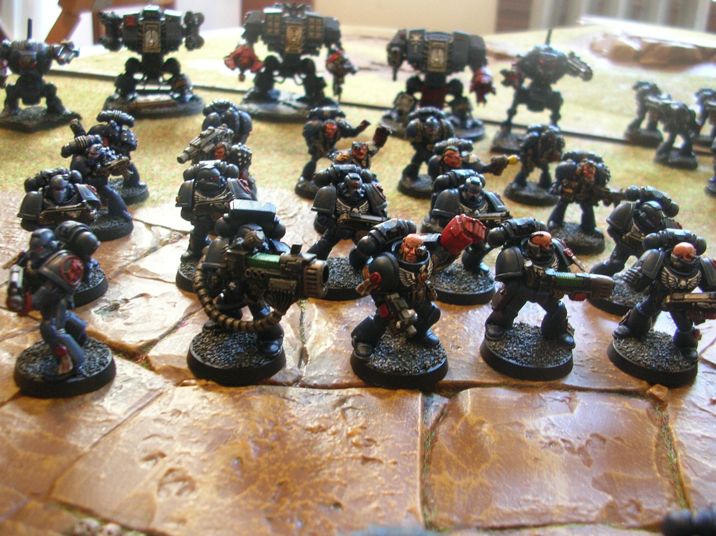 Crimson Fists, Space Marines, Whole Army