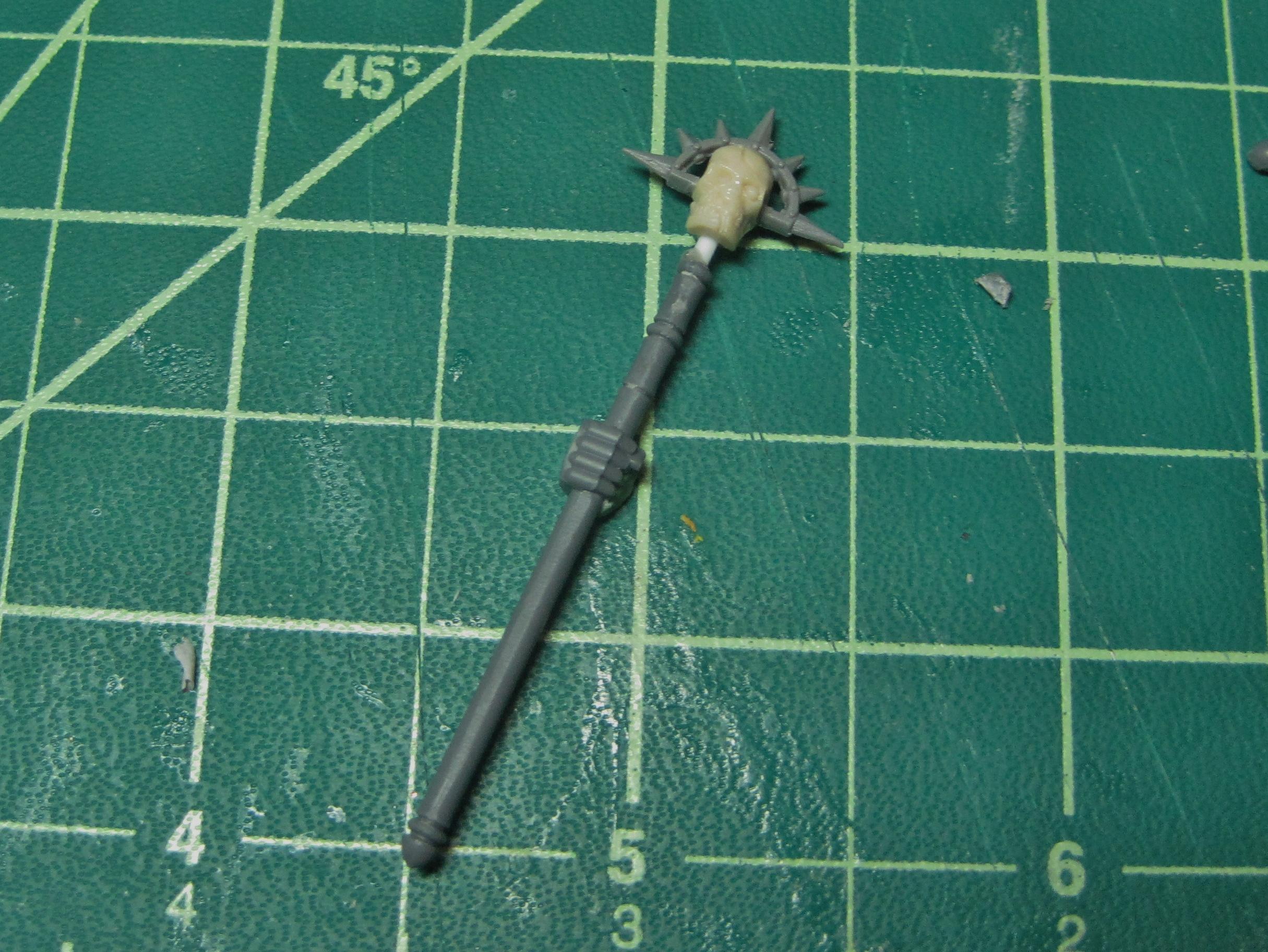 Apothecary Bosworth - Warding Stave - Assembled