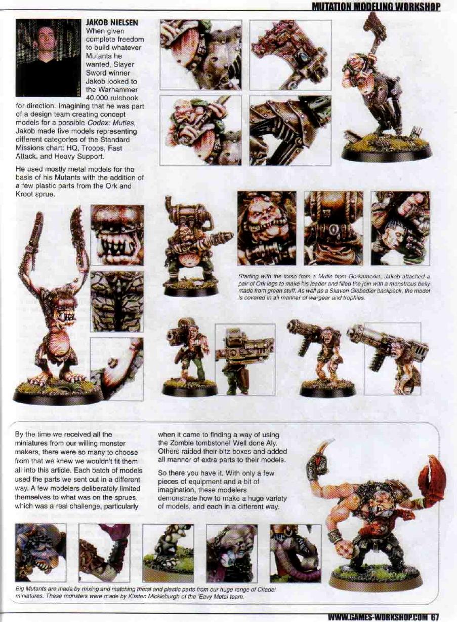 Chaos, Modelling, Mutant, Paiting, Warhammer 40,000, White Dwarf