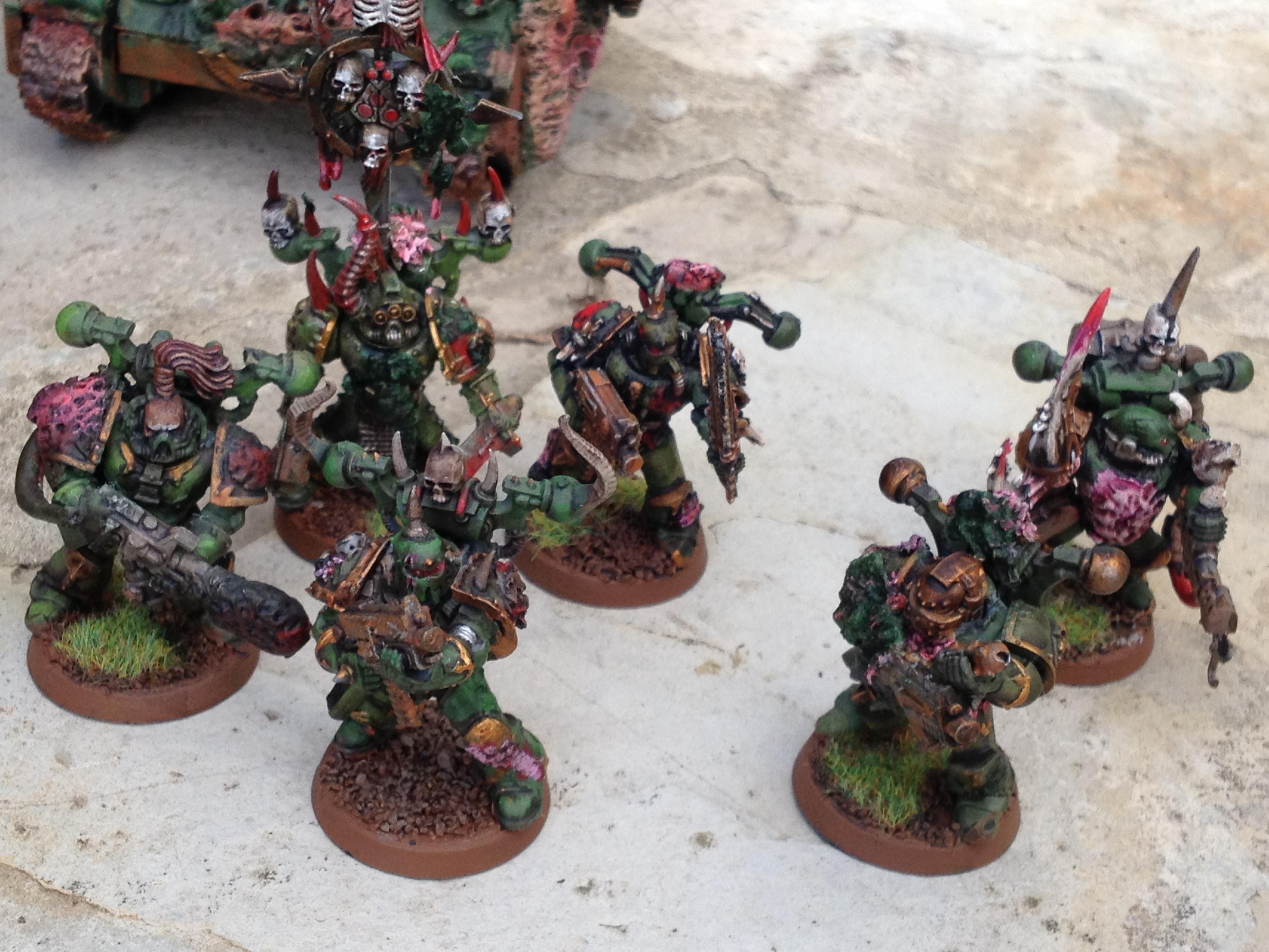 Chaos, Chaos Space Marines, Death Guard, Nurgle, Plague Marines