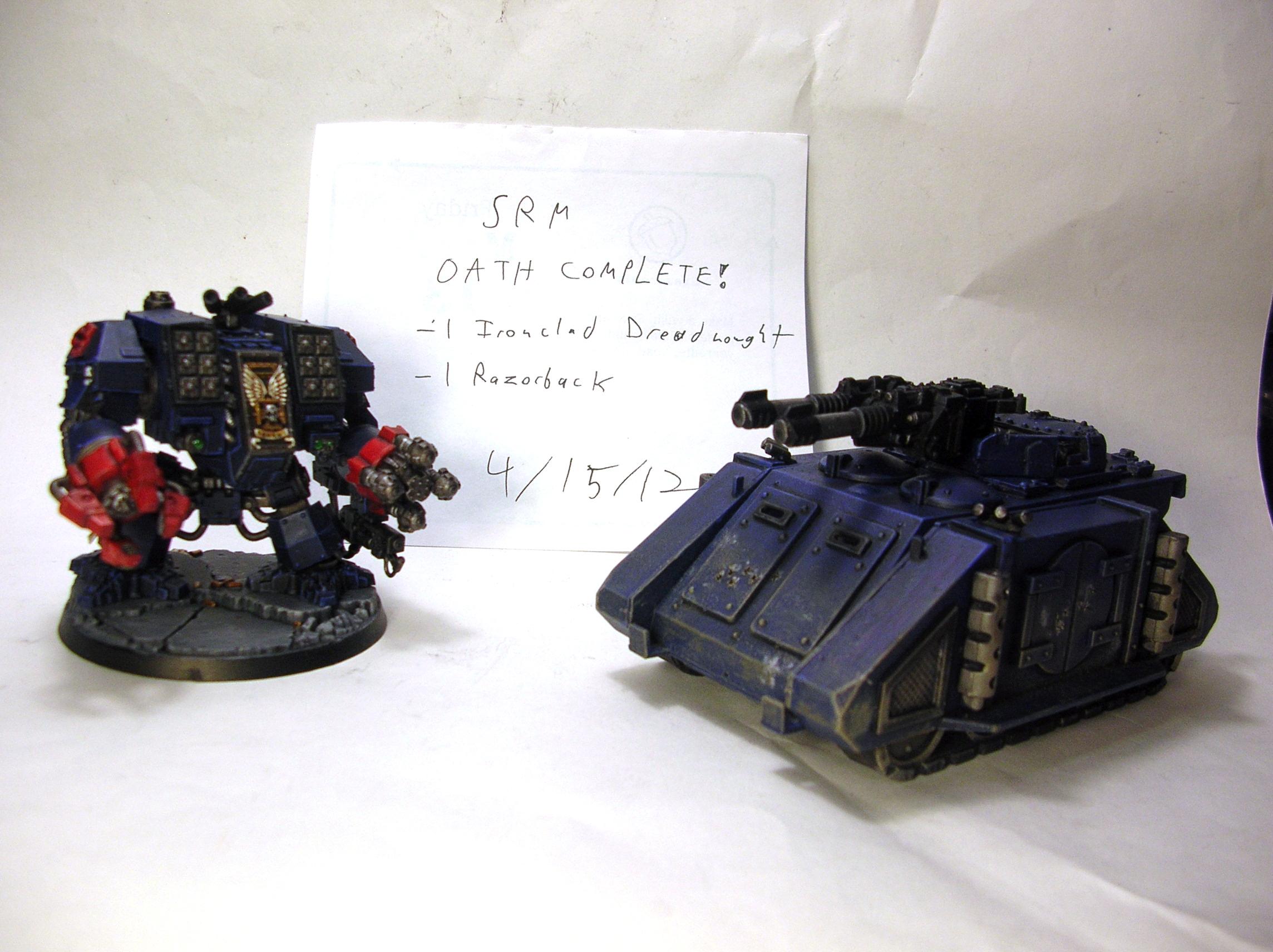 Crimson Fists, Dreadnought, Razorback