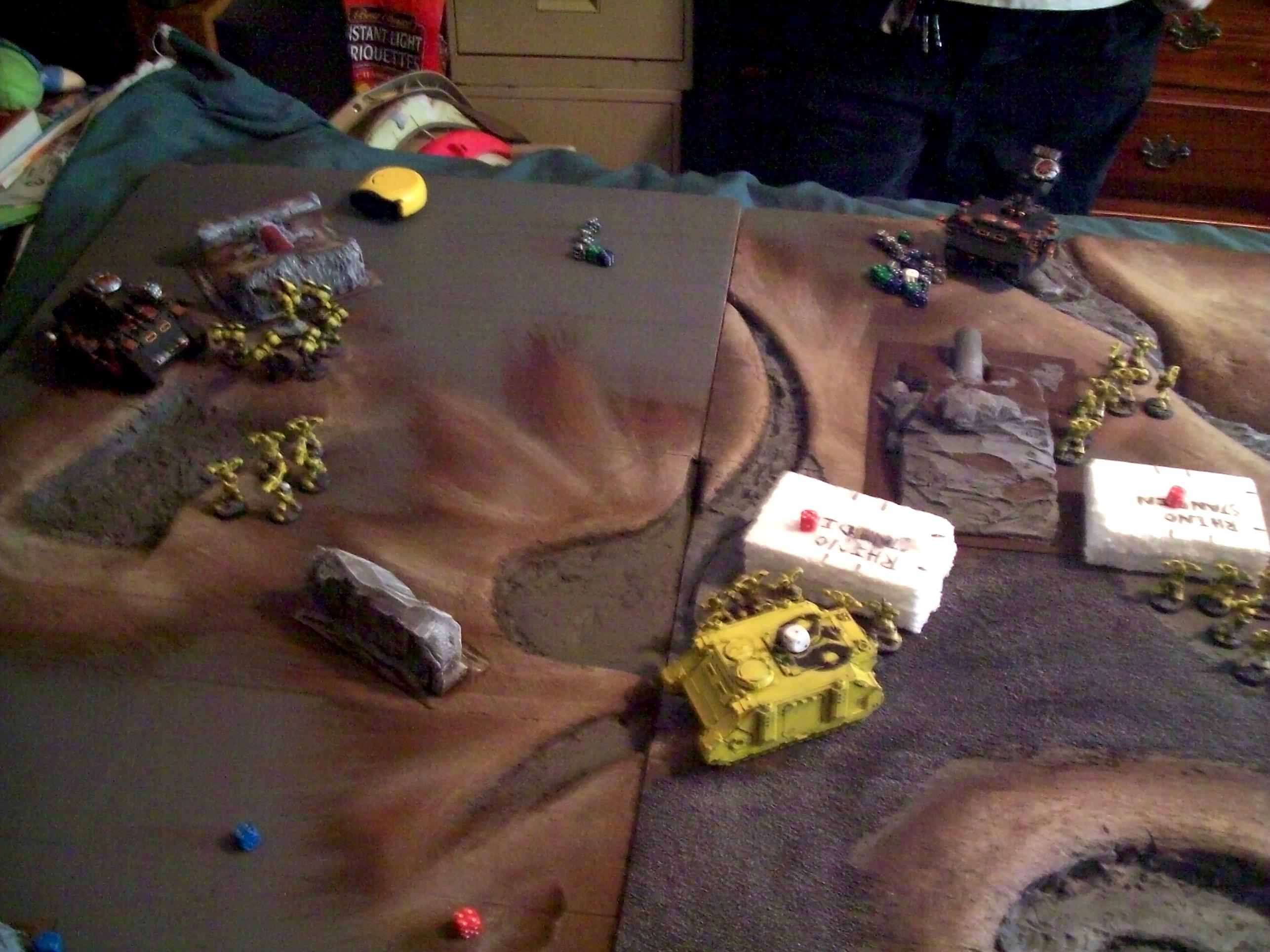 Battle, Report, Plague marines vs Bile 2k End game