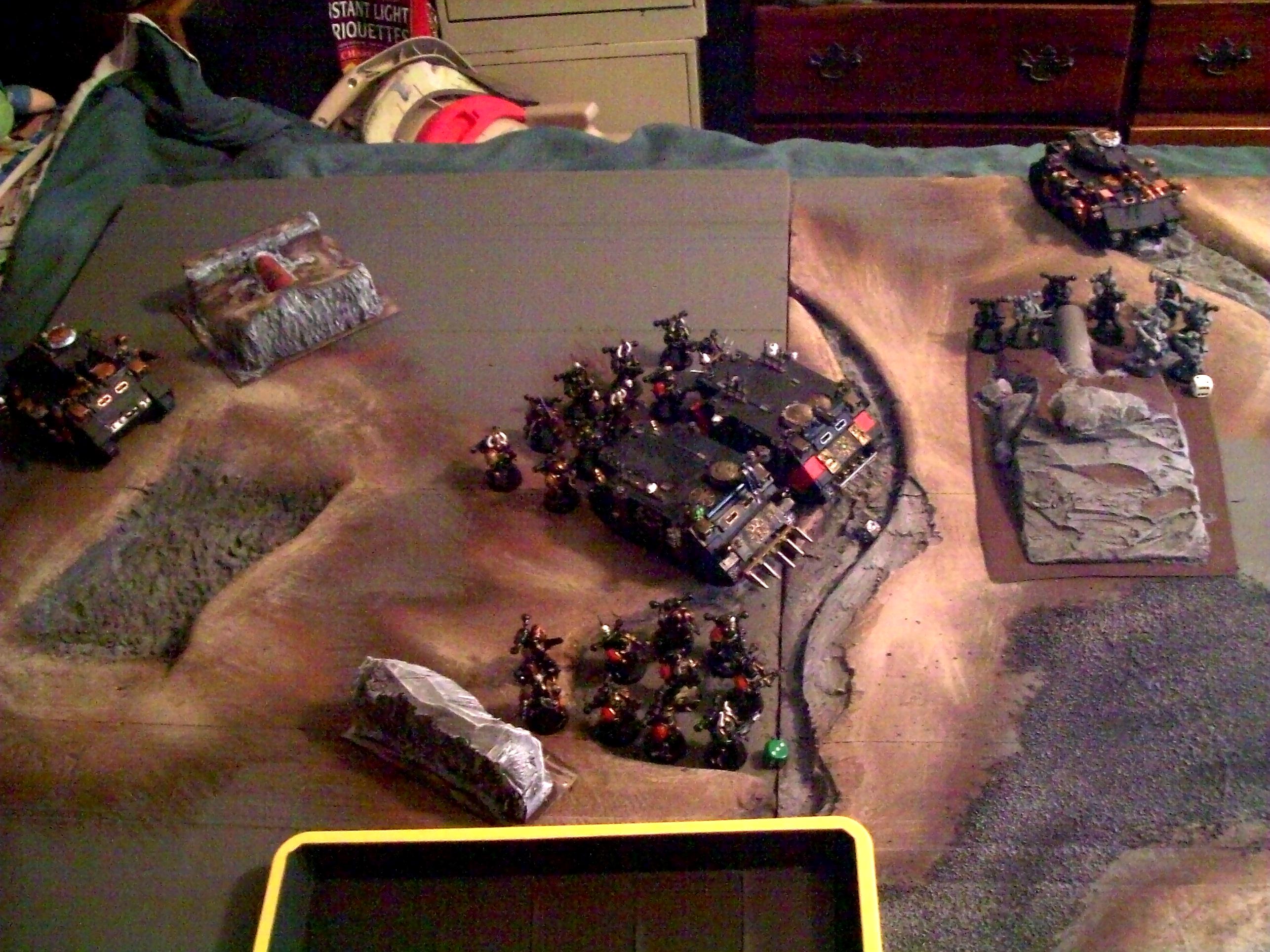 Battle, Report, Plague marines vs Bile 2k Set up b