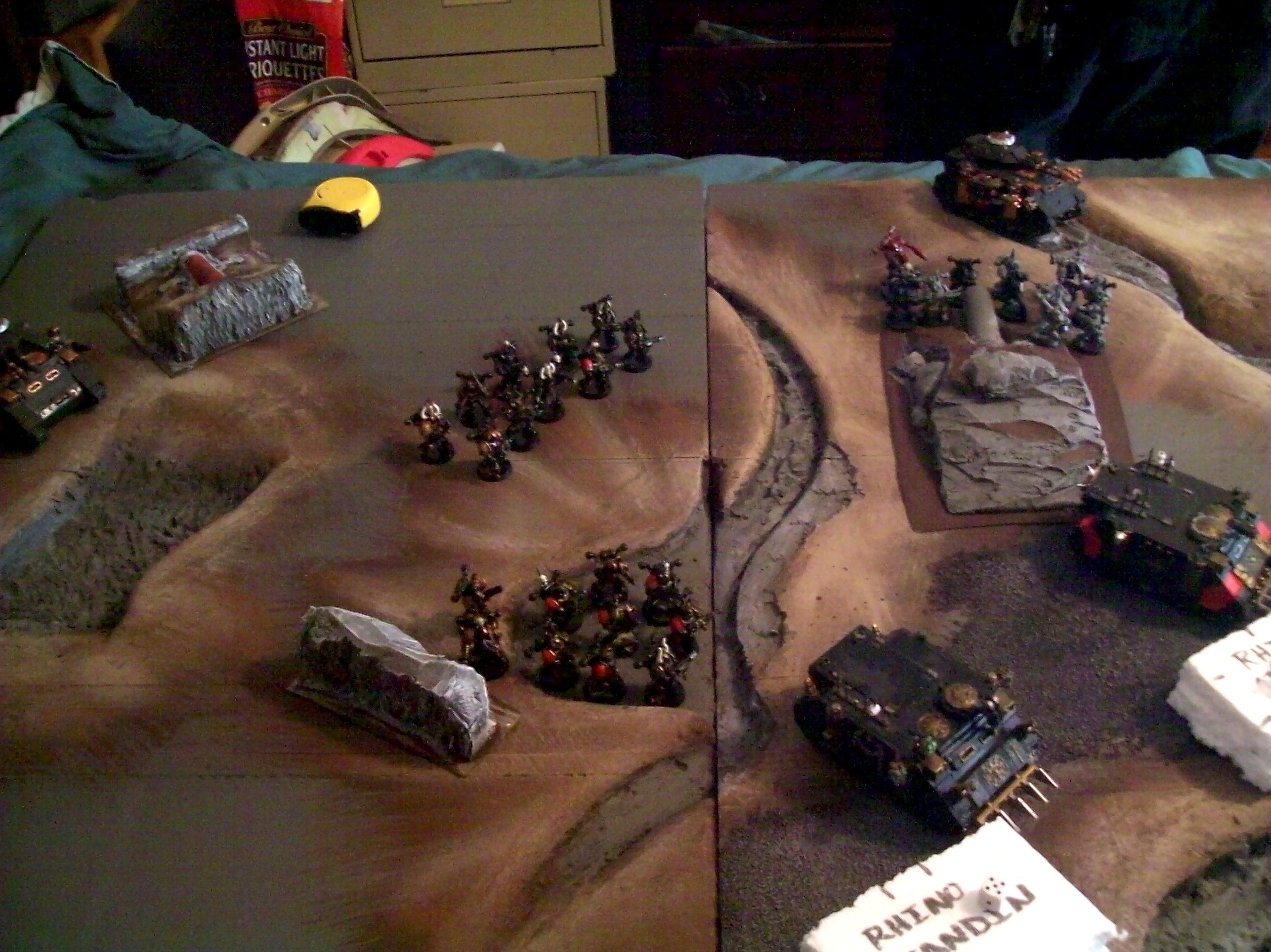 Battle, Report, Plague marines vs Bile 2k turn 1b
