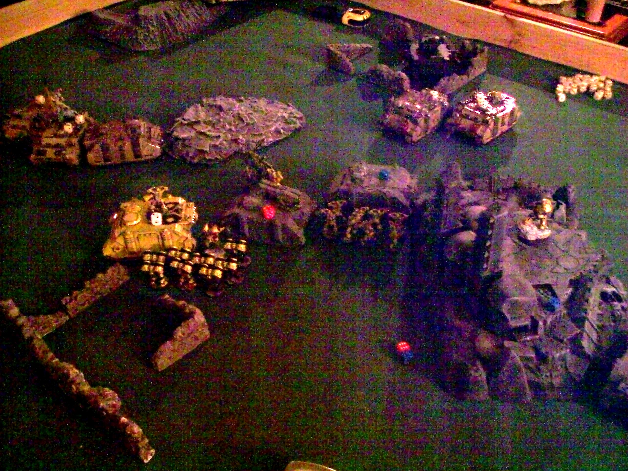 Battle, Report, Plague Marines vs Death Guard 1850 Turn 1