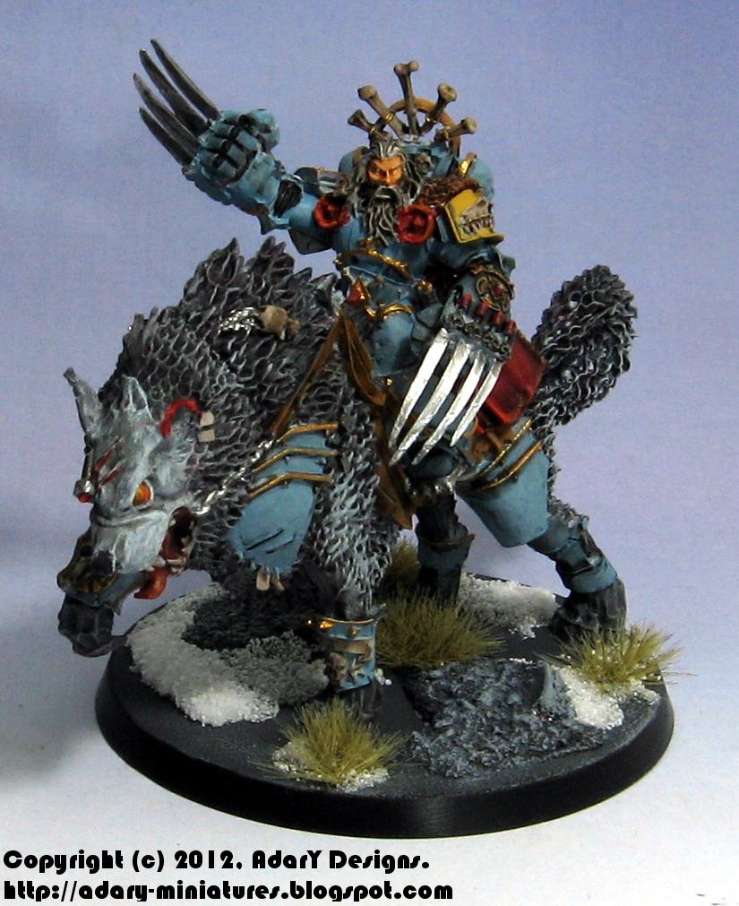 Space Marines, Space Wolves, Thunderwolf Cavalry, Warhammer 40,000