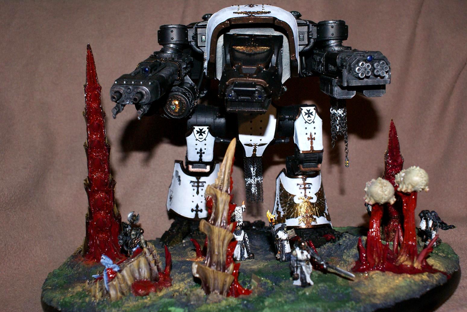 Diorama, Space Marines, Titan, Titan Warhound 40k, Warhound