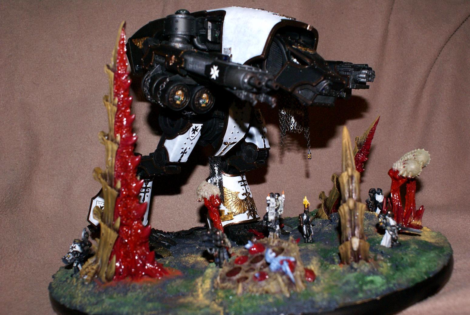 Titan Warhound 40k, On the search, side view