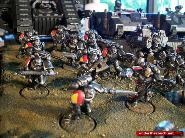 Blood Claws, Iron Wolves, Space Marines, Space Wolves