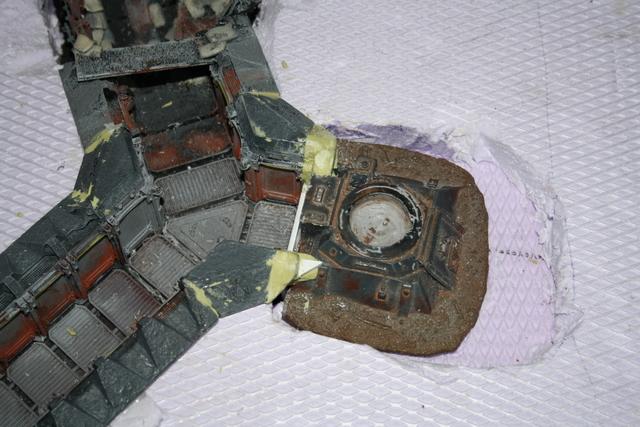 This is a Bolter turret converted for the trench system