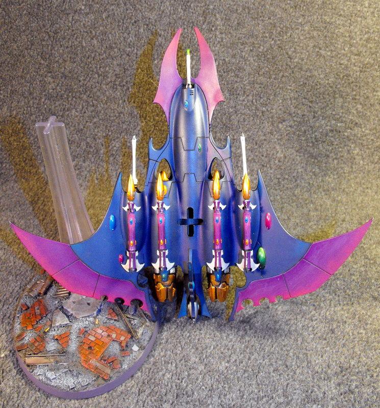 Badass, Bleaksoul Brethren, Blue, Dark, Dark Eldar, Eldar, Flyer, Lightning, Purple, Razorwing, Skimmer