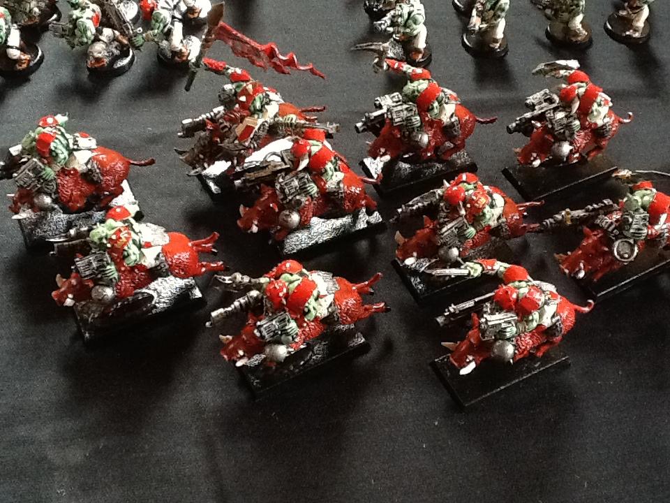 Themed WFB conversions far Warbikers. The true reason I chose orks