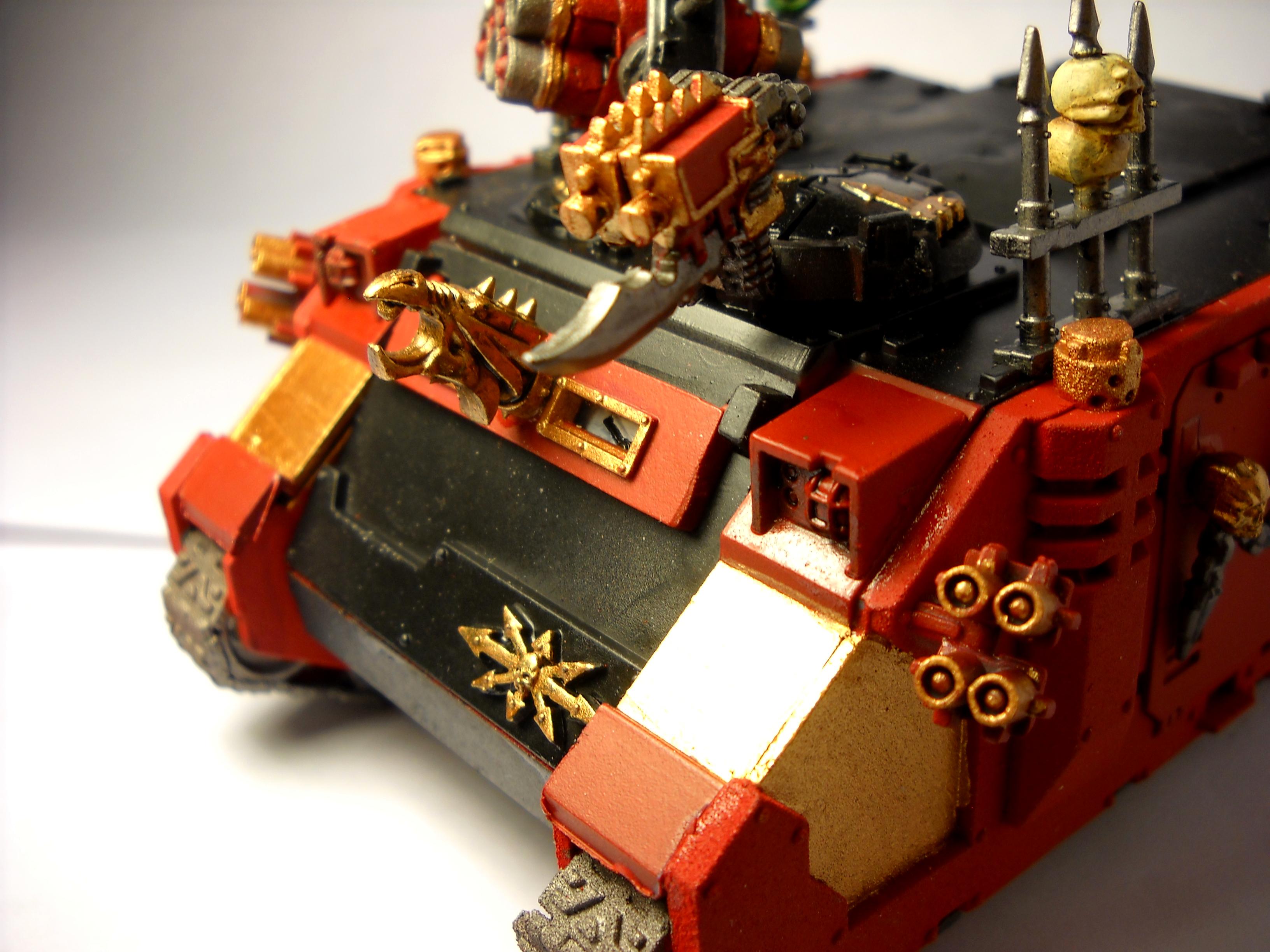 Chaos, Chaos Space Marines, Predators, Rhino, Tank