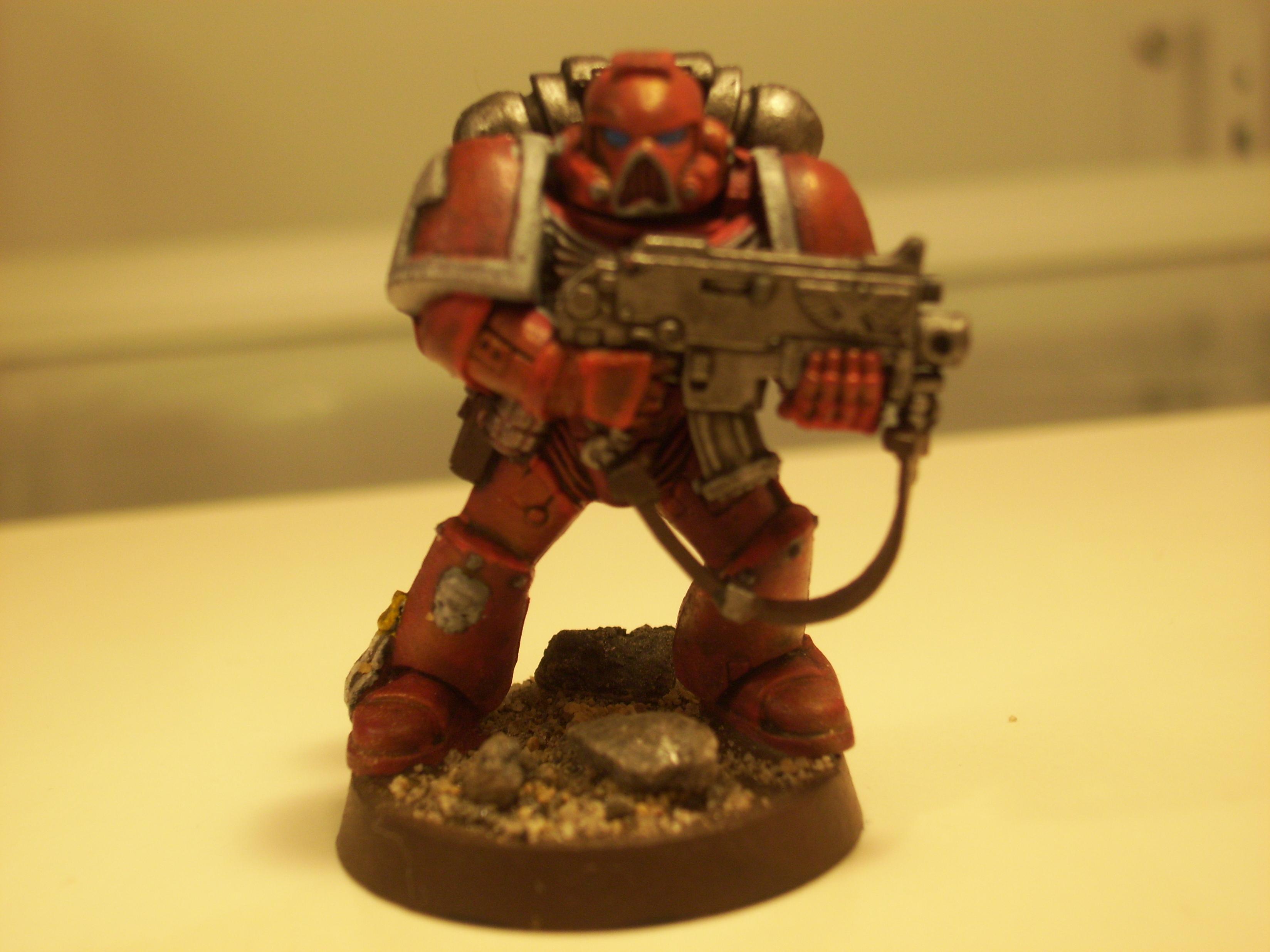 Blood Angels, Blood Angel with bolter - Blood Angel with bolter ...