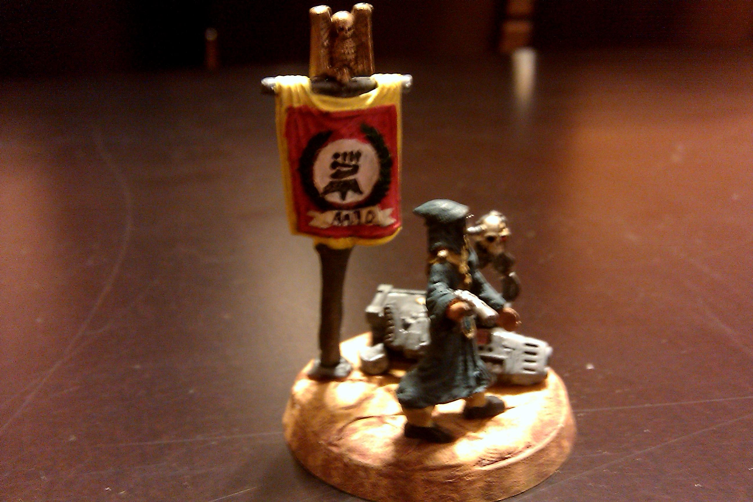 Banner, Imperial Fists, Objective Marker, Servo Skull