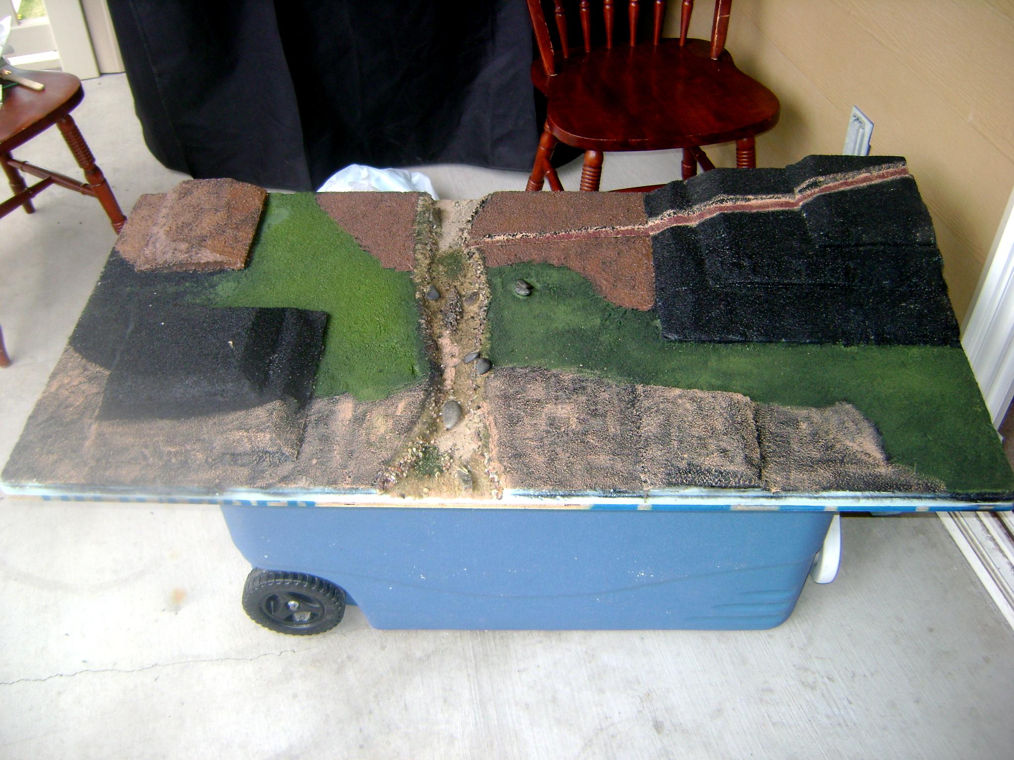 Homemade, Mountain, River, Terrain, Warhammer 40,000, Warhammer Fantasy