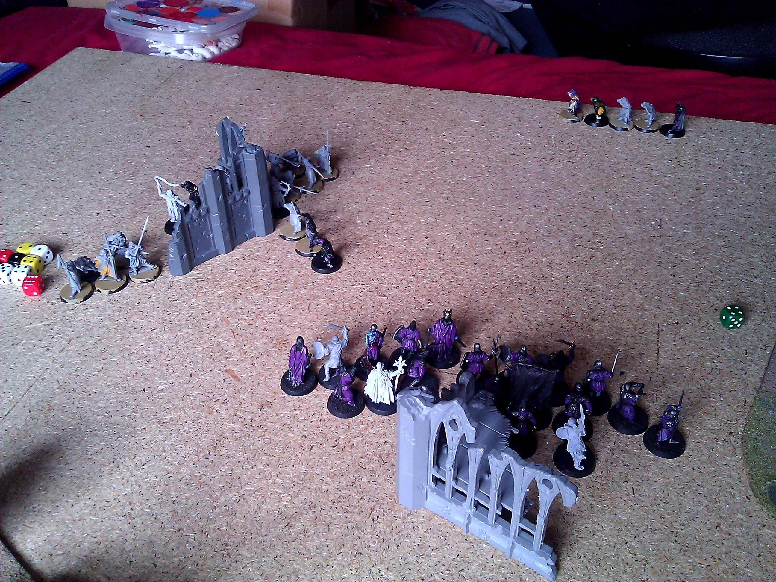 Angmar Vs Harad 250pts - End of turn 1