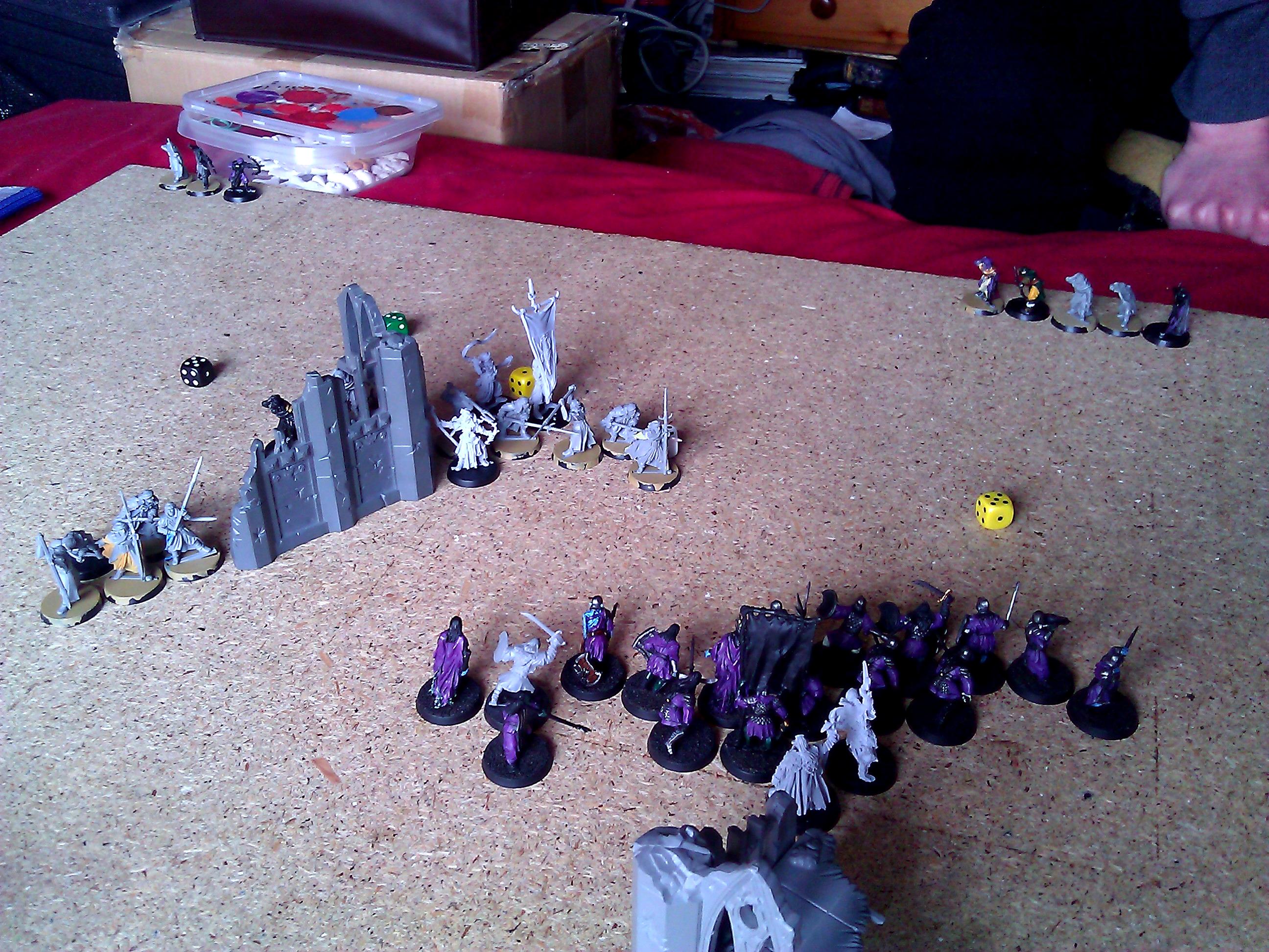 Angmar Vs Harad 250pts - End of turn 2
