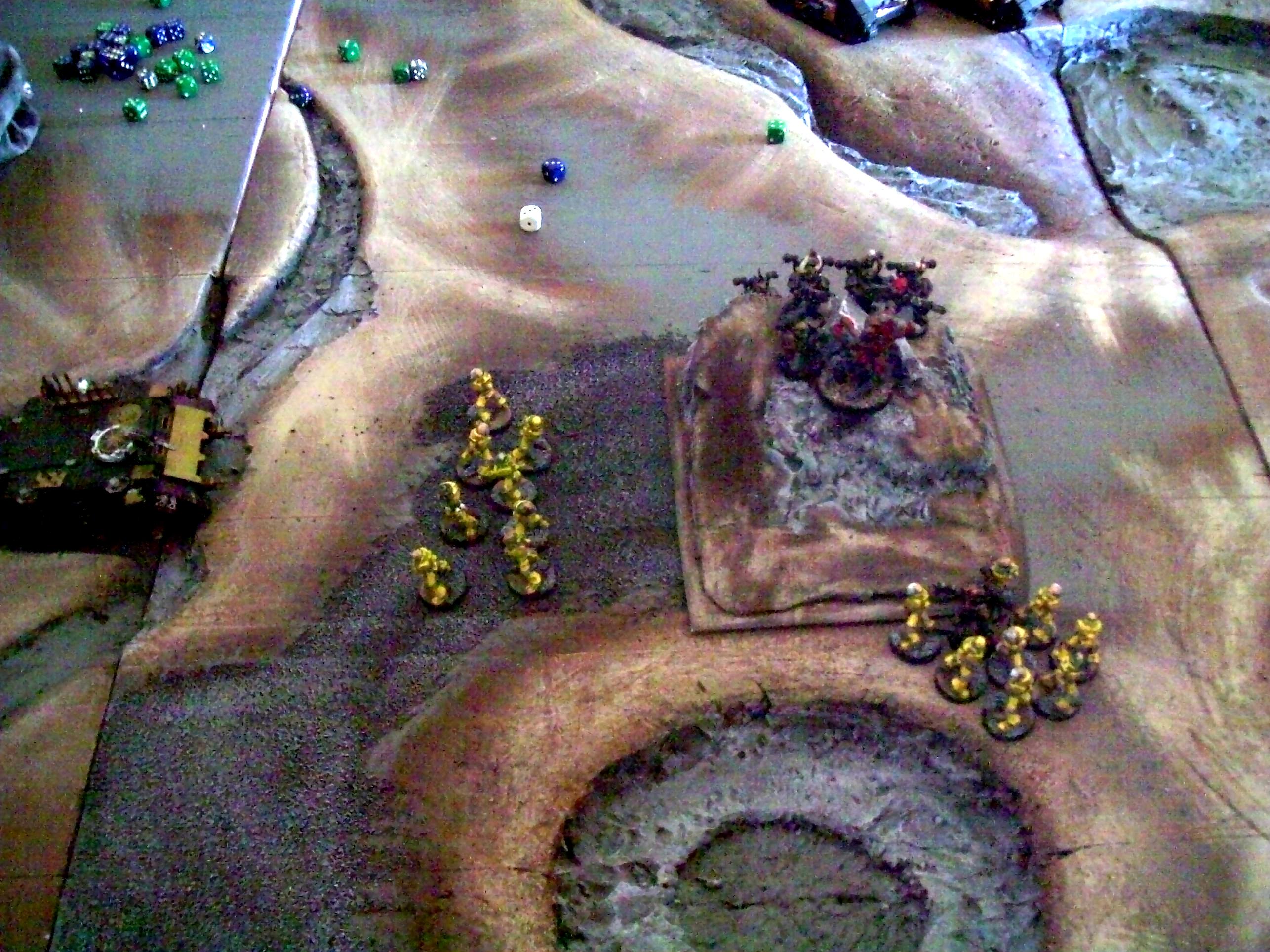 Battle, Report, Plague Marines vs Zerkers 2k Turn 5 (a)