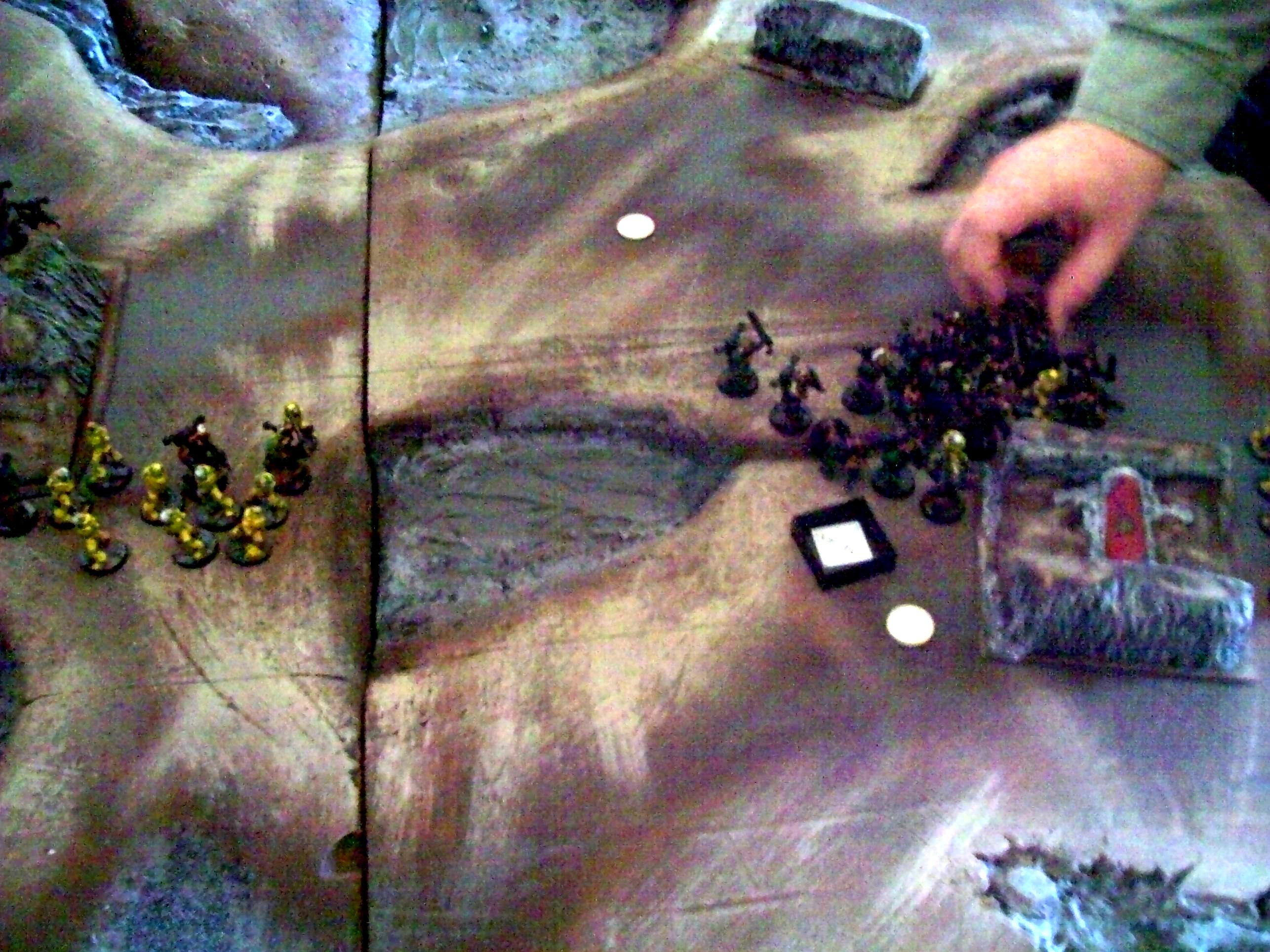 Battle, Report, Plague Marines vs Zerkers 2k Turn 5 (b)