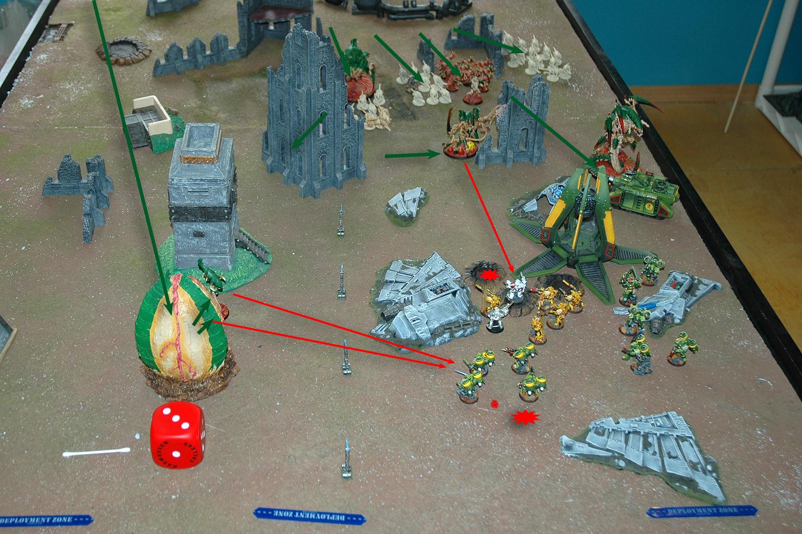 Battle Report, Mantis Warriors, Space Marines, Tyranids, Warhammer 40,000