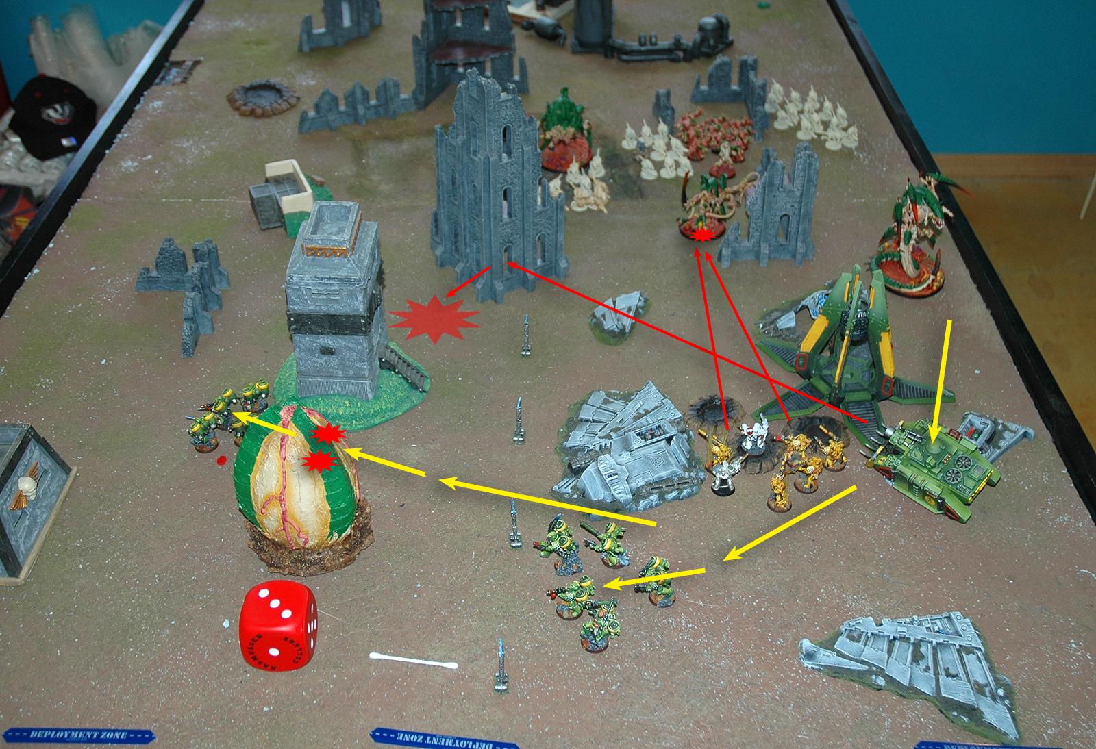 Battle Report, Mantis Warriors, Space Marines, Tyranids, Warhammer 40,000