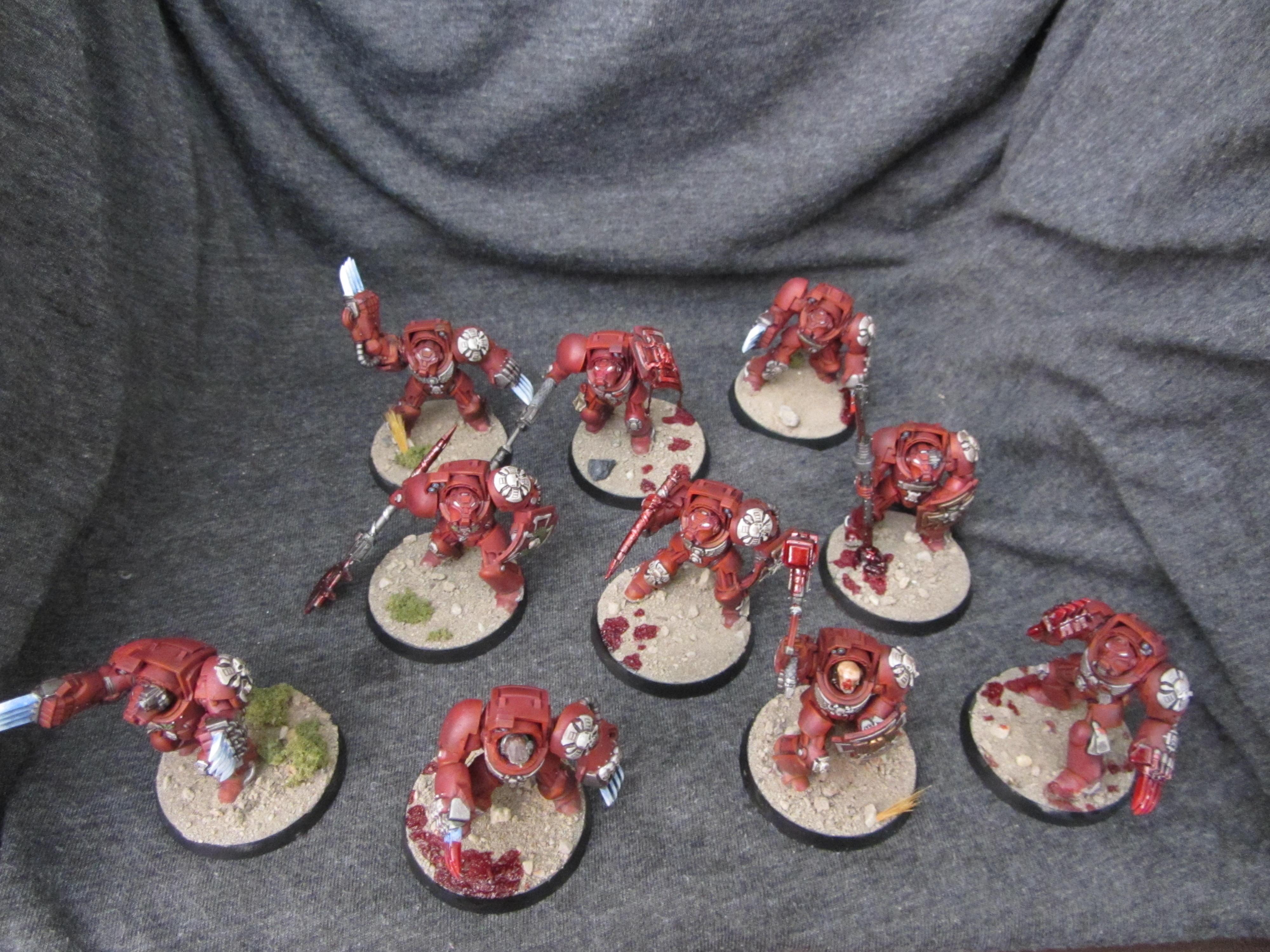 Blood Angels, Space Marines, Teq, Terminator Armor, Warhammer 40,000