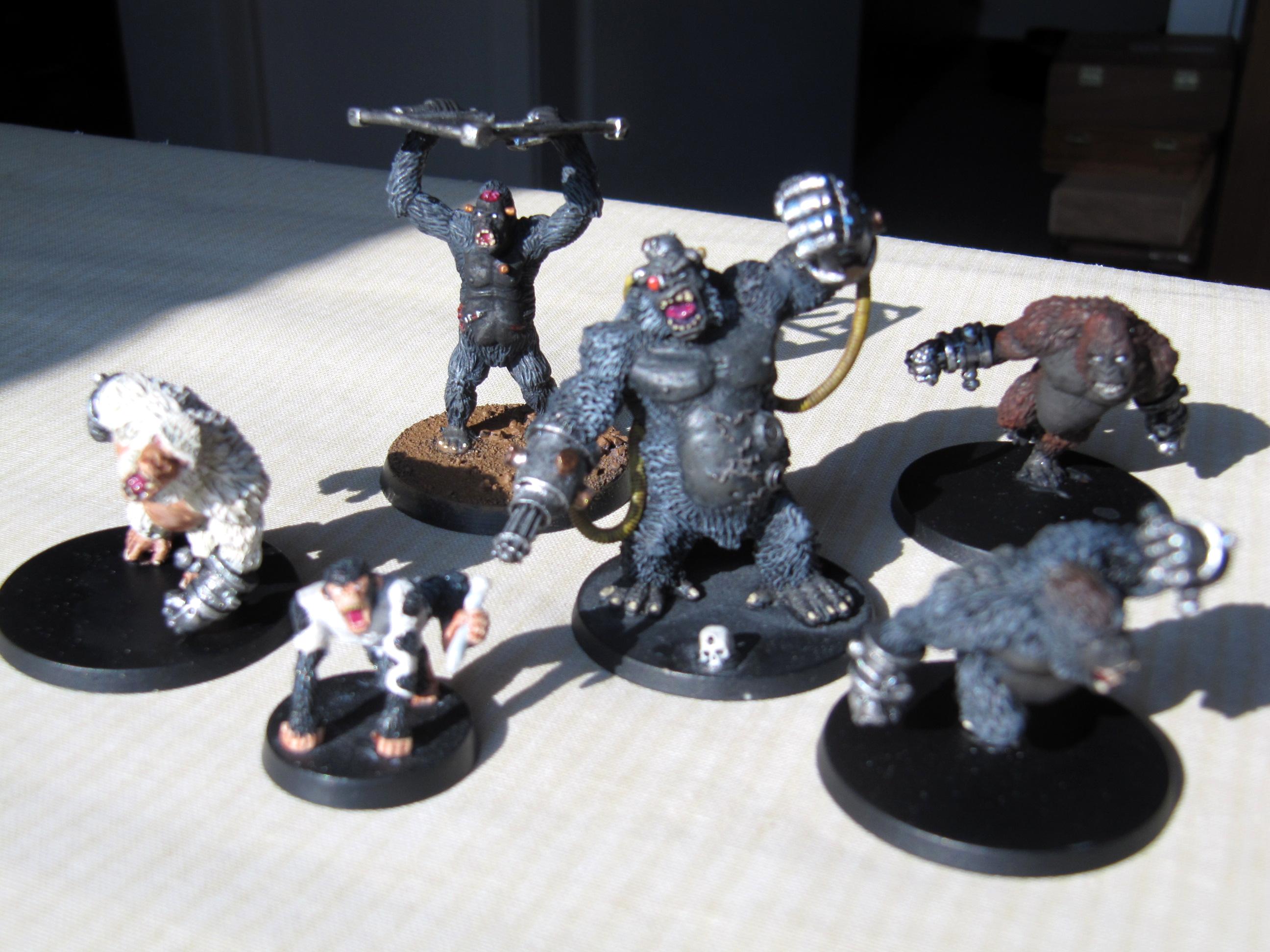 Affe, Ape, Cyborg, Gorilla, Kriegaffe, Monkey