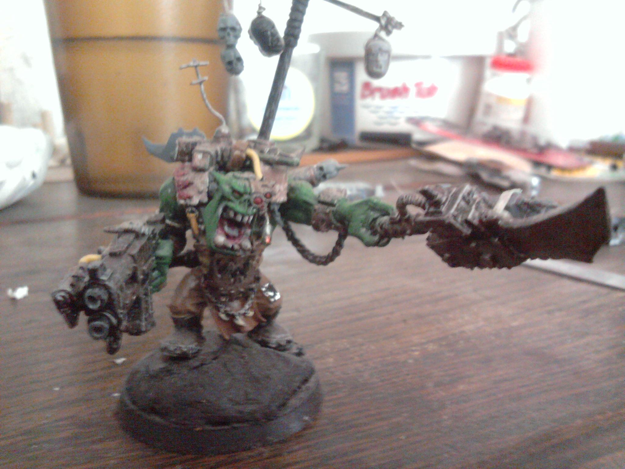 Orks, Warboss, Warhammer 40,000, Work In Progress
