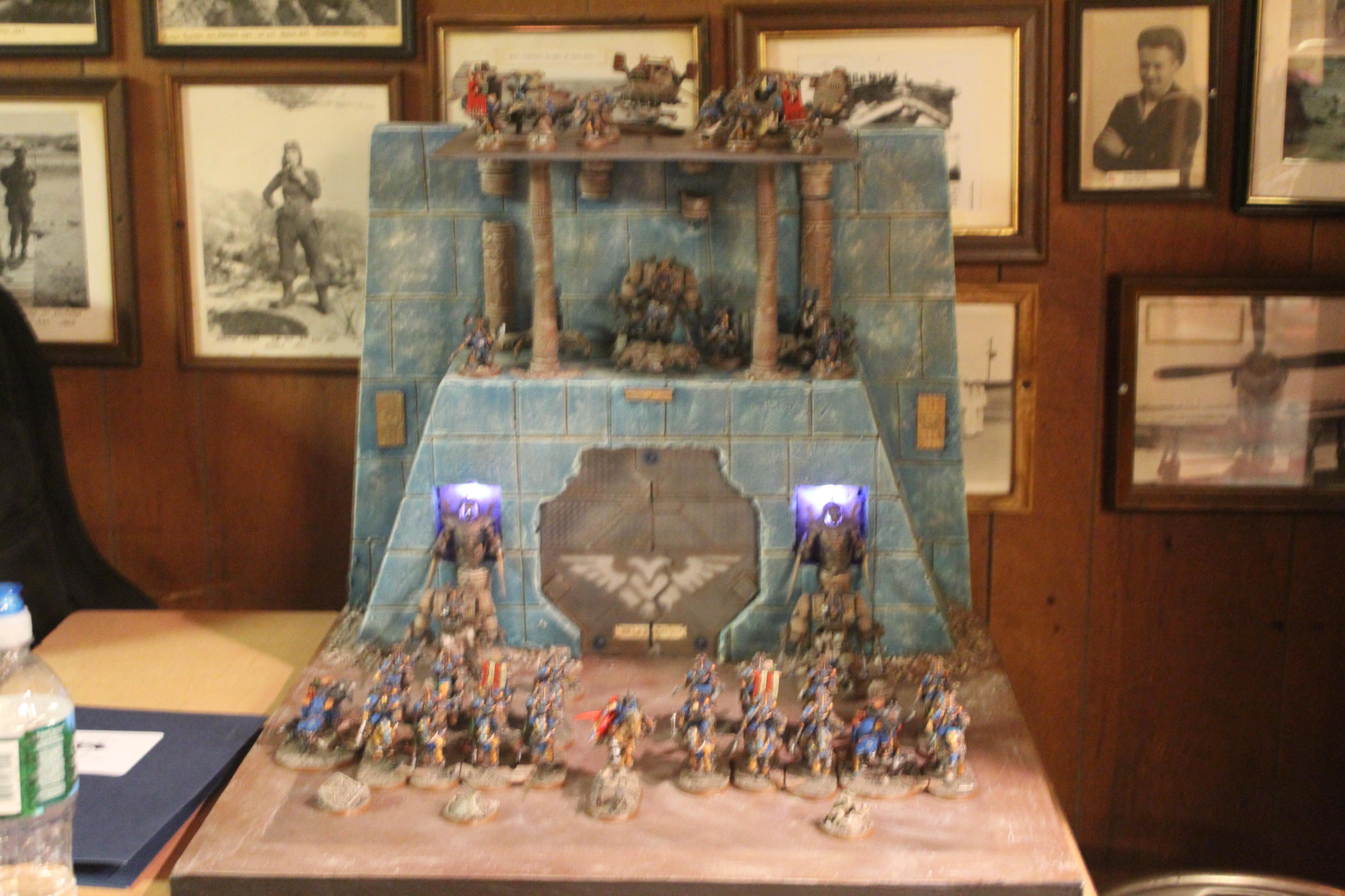 Colonial Gt 2012 40k Armies Pic 017 Daemon's Chaos Bikers counts as Space Marines