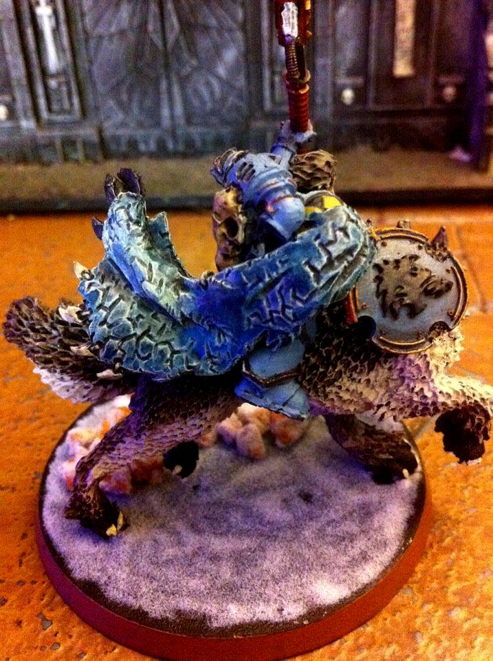 Fur, Snow, Space Marines, Space Wolves, Storm Shield, Thunderwolf, Warhammer 40,000