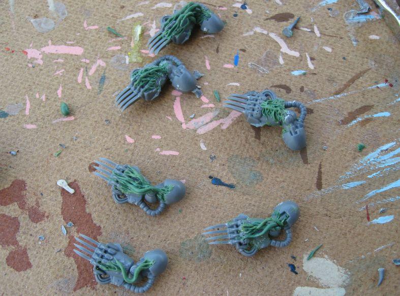 Assault Terminators, Chaos, Chaos Space Marines, Conversion, Night Lords, Work In Progress