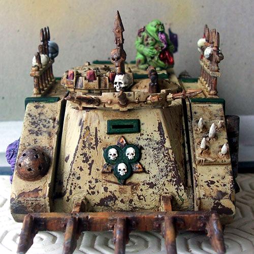 Chaos, Death Guard, Nurgle, Rhino, Space Marines