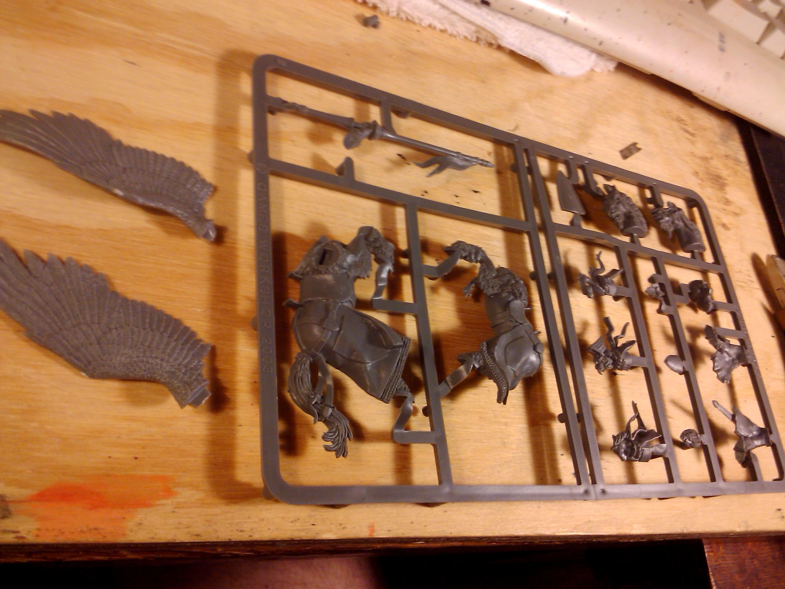 Archers, Bretonnians, Build, Grail, Hobby, Knights, Men At Arms, Painting, Peasant, Pegasus, Warhammer Fantasy, Wf